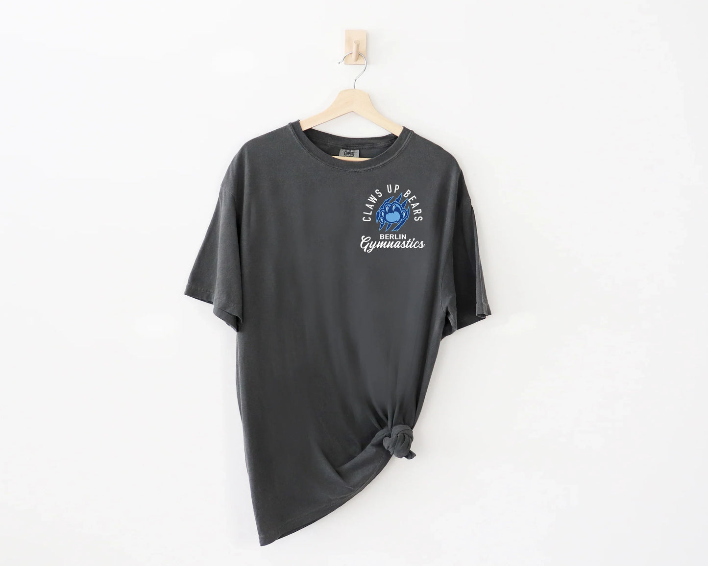 "Claws Up Bears" Berlin Gymnastics Comfort Colors Unisex Vintage Tee - Varsity92