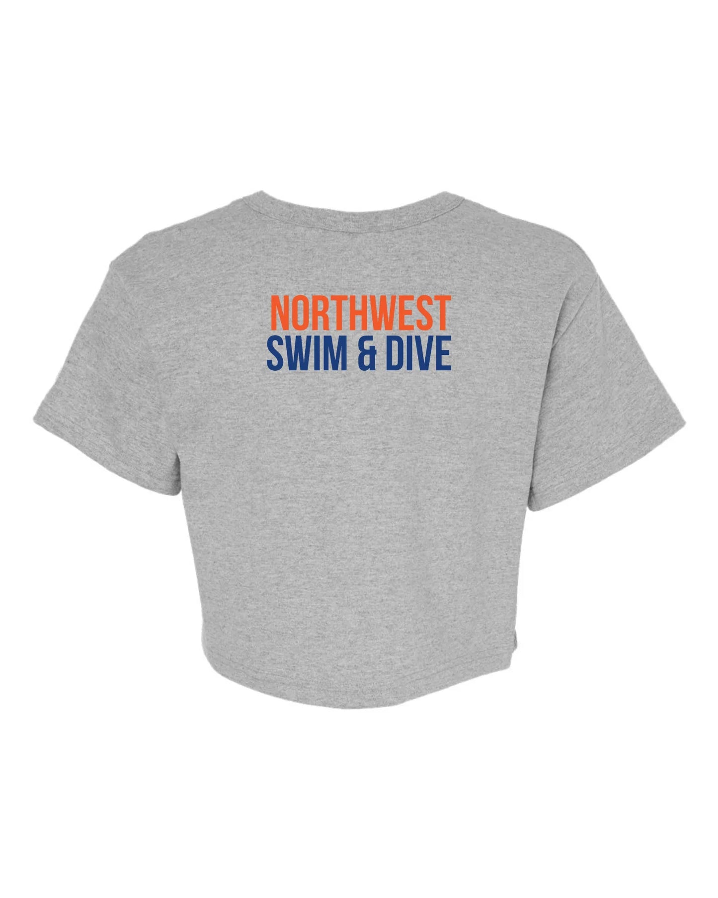 Northwest Swim "Shark Logo" Champion Boxy Fit Crop Tee - Varsity92