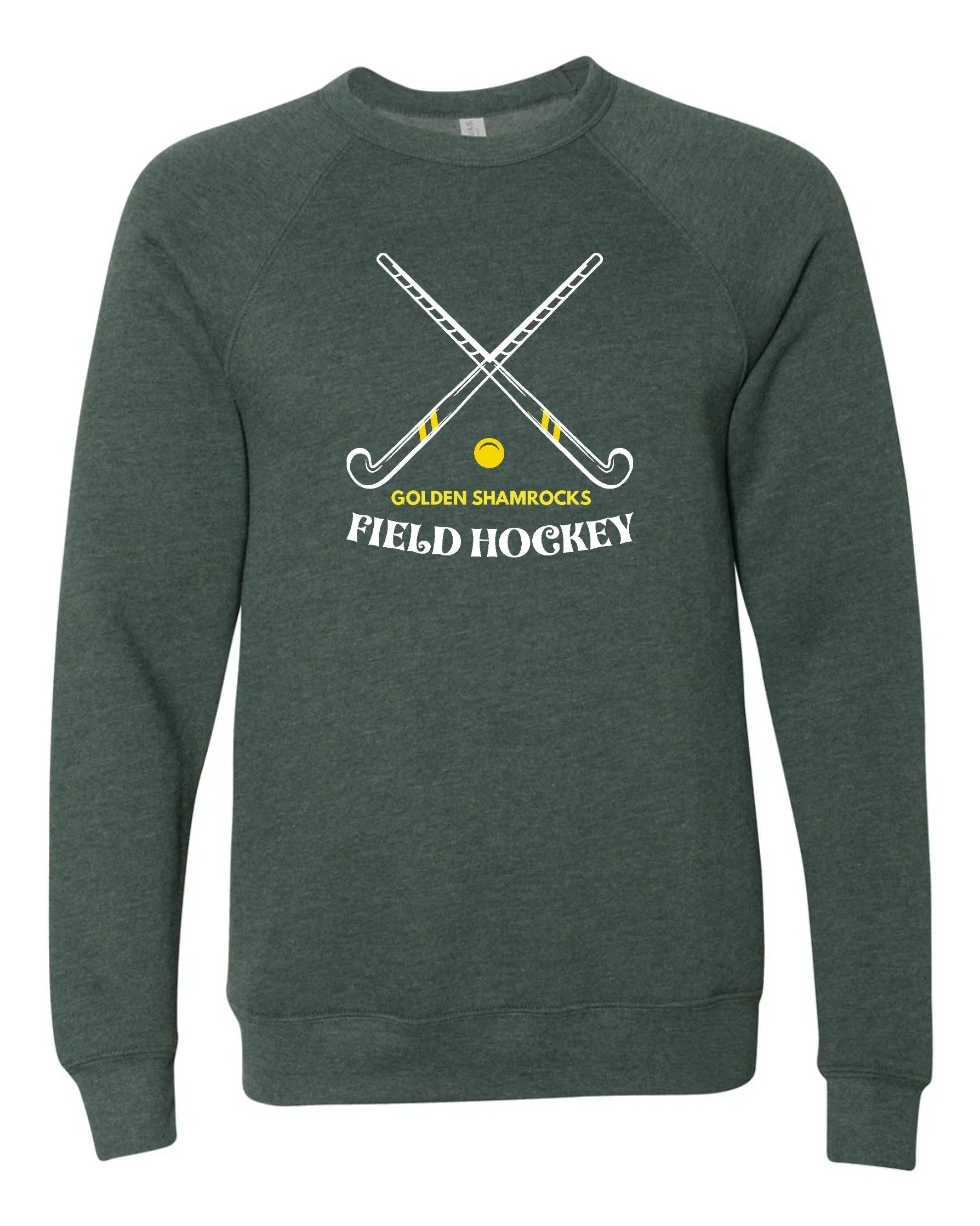Dublin Field Hockey "Golden Shamrocks" Youth Unisex Super Soft Crew Sweatshirt - Varsity92