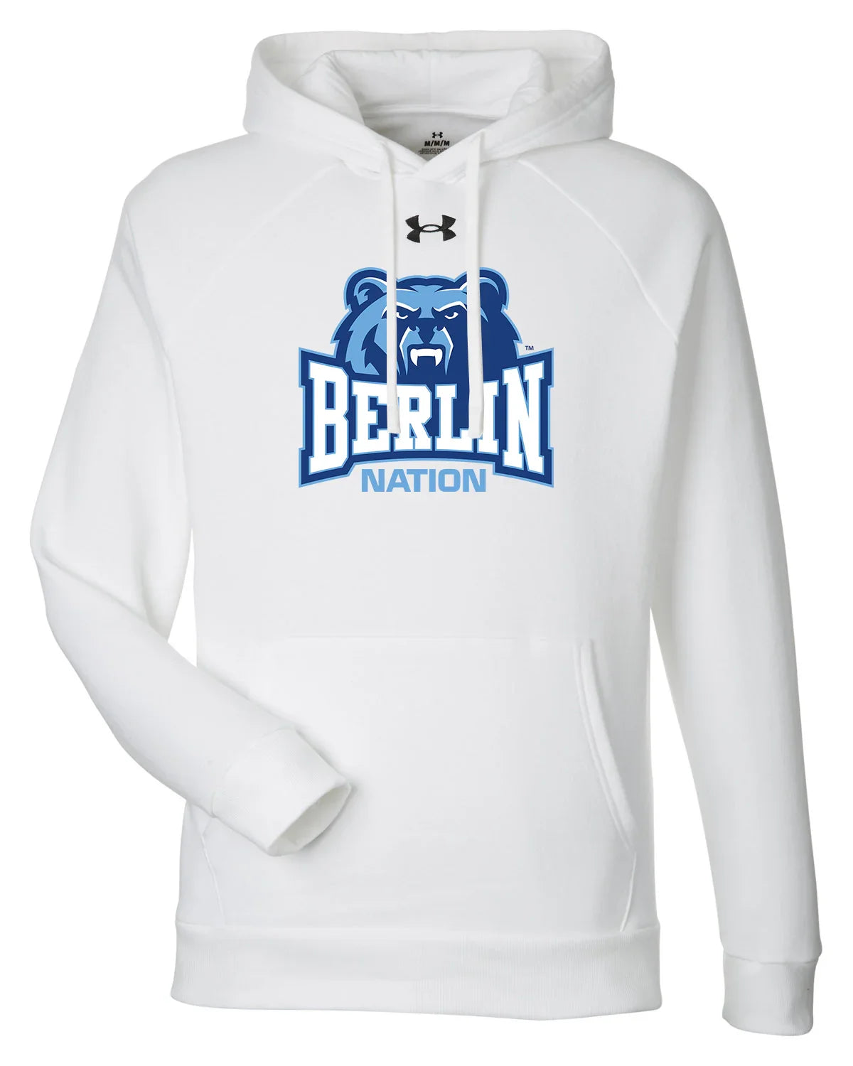 "Berlin Nation" Under Armour Men's Rival Fleece Hoodie Sweatshirt - Varsity92