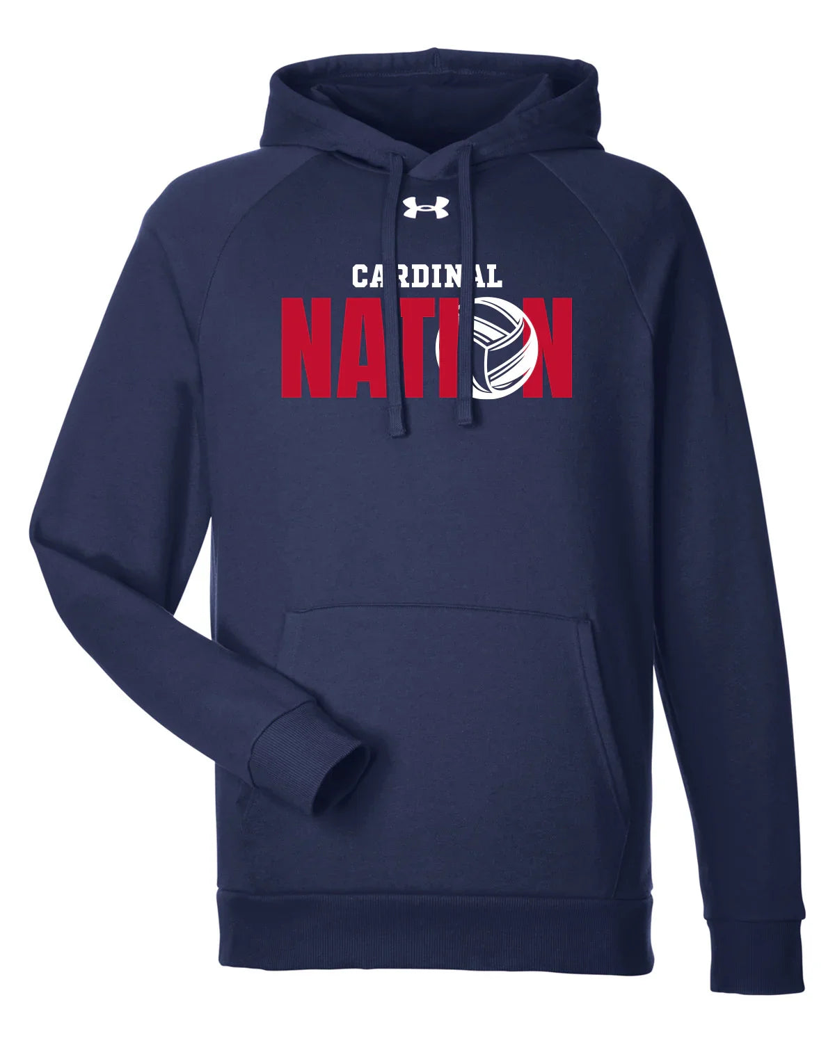 "Cardinal Nation" Volleyball Under Armour Rival Fleece Hoodie - Varsity92