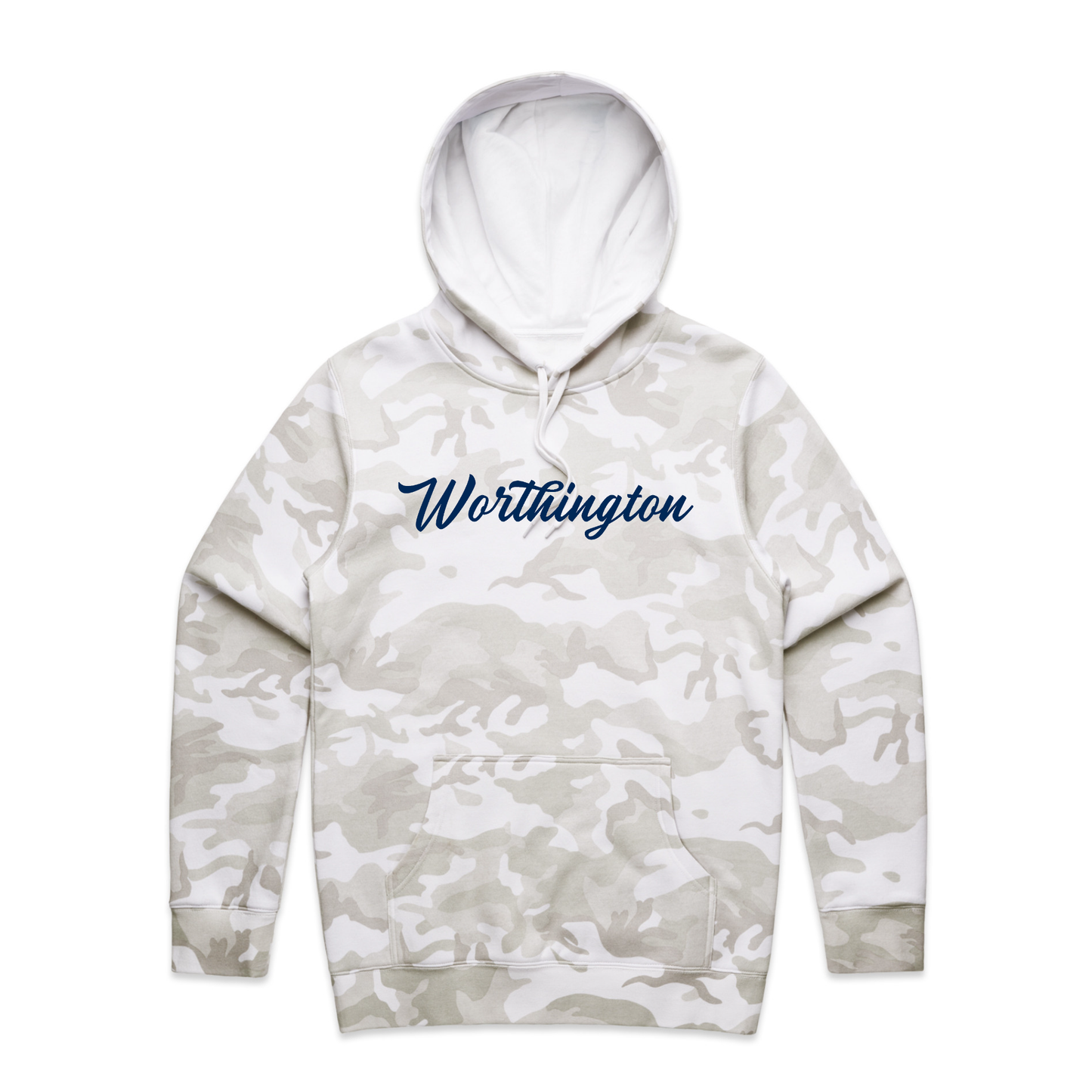 "Worthington" Ohio Camo Hoodie