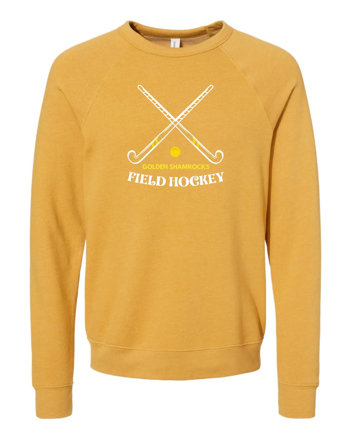 Dublin Field Hockey "Golden Shamrocks" Unisex Super Soft Crew Sweatshirt - Varsity92