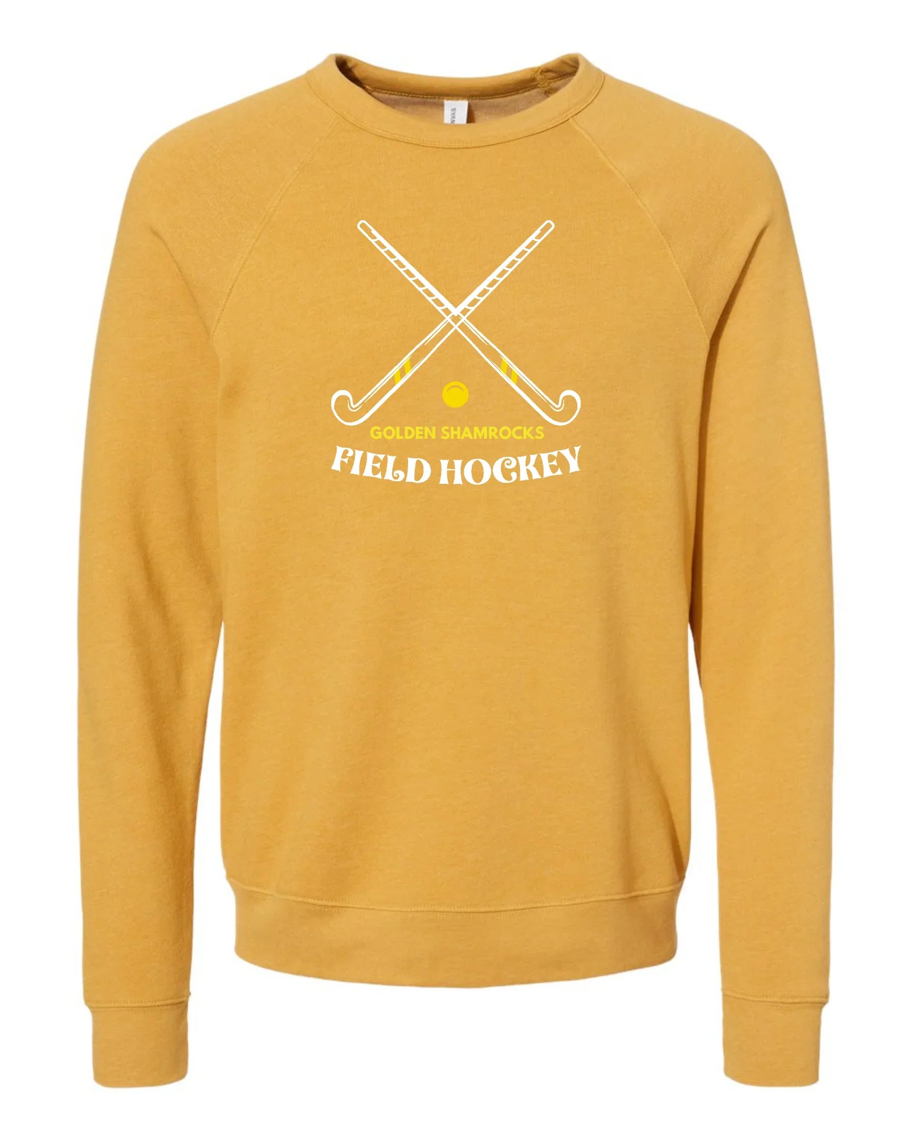 Dublin Field Hockey "Golden Shamrocks" Unisex Super Soft Crew Sweatshirt - Varsity92