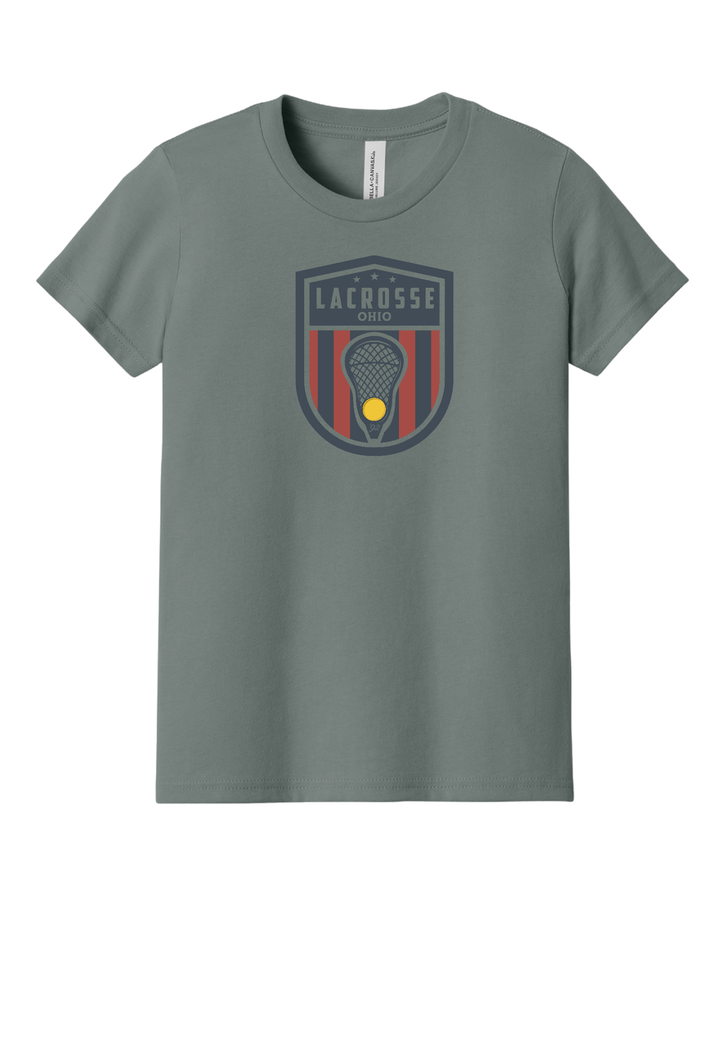 "Lacrosse Ohio" Crest Super Soft Tee (Youth & Adult Sizes)