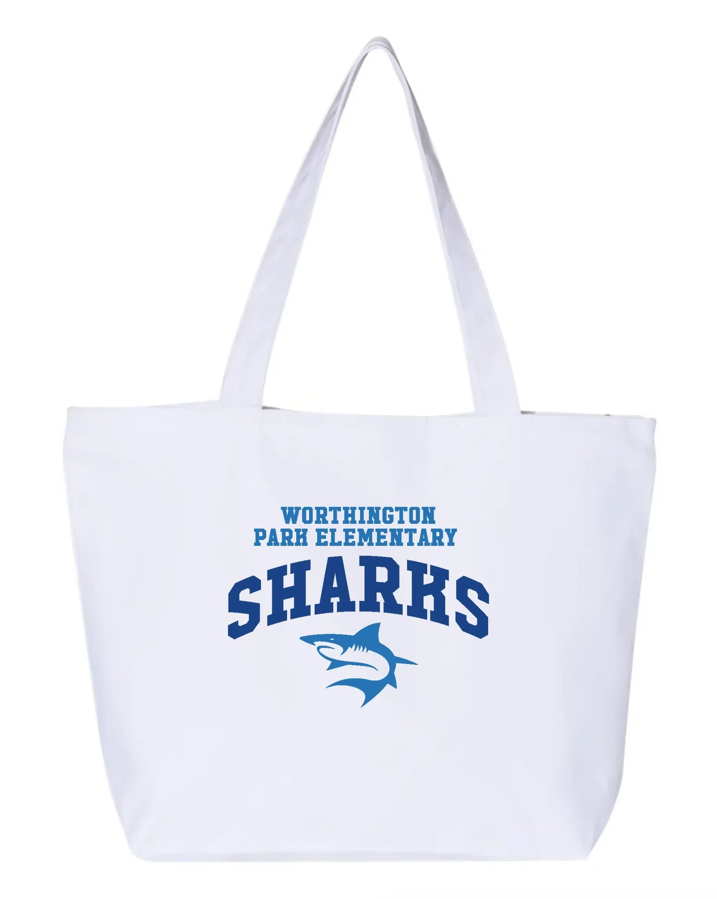 Worthington Park Elementary Zippered Canvas Tote - Varsity92