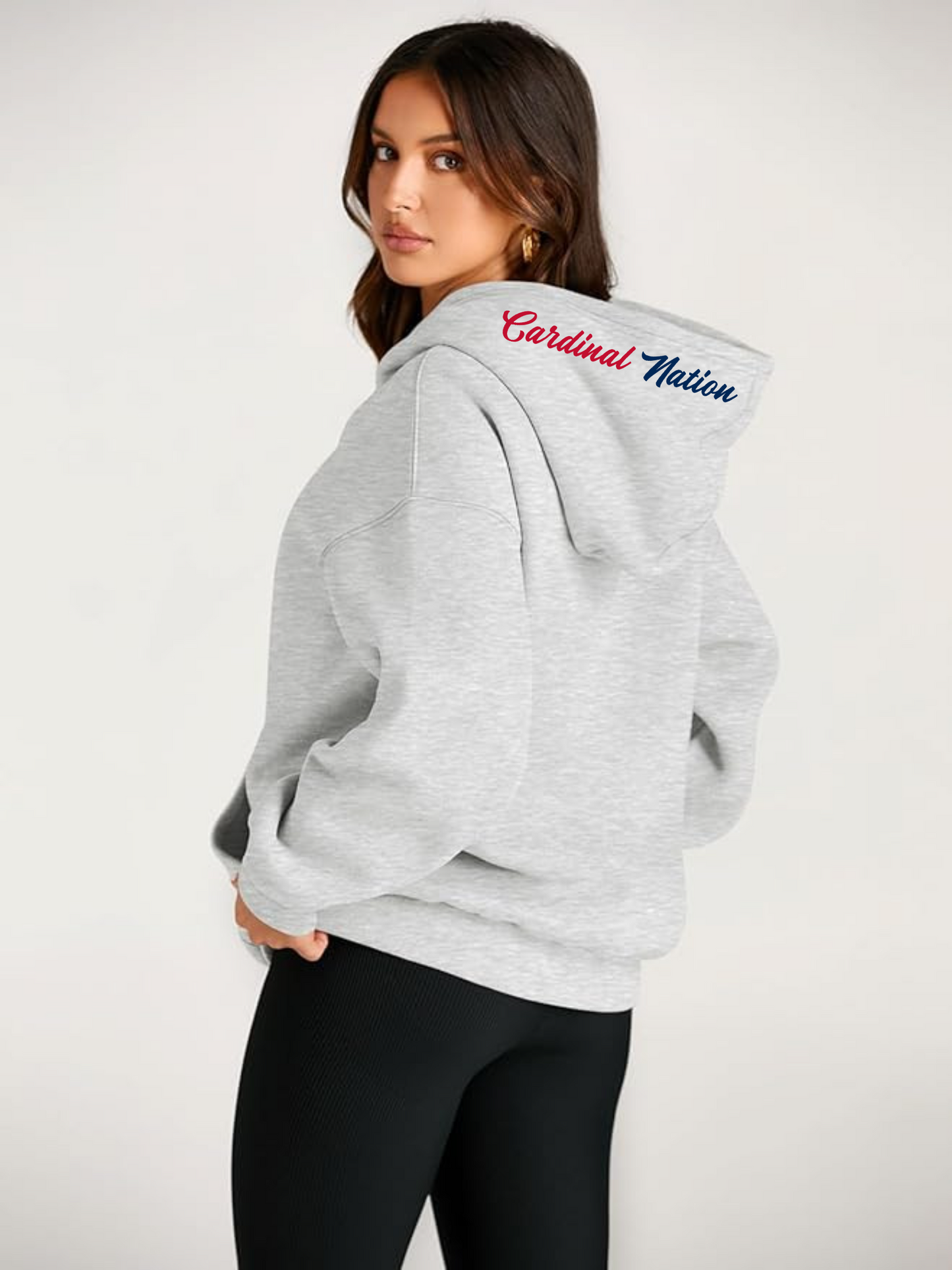 "Thomas Worthington Volleyball" Women's Oversized Hoodie