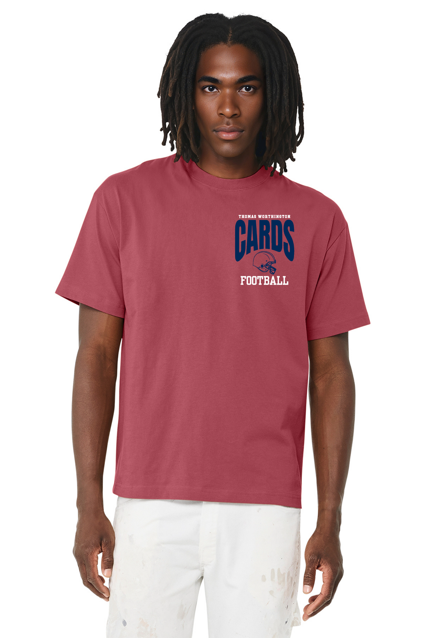 "Cards Football" Thomas Worthington BELLA+CANVAS Heavyweight Tee