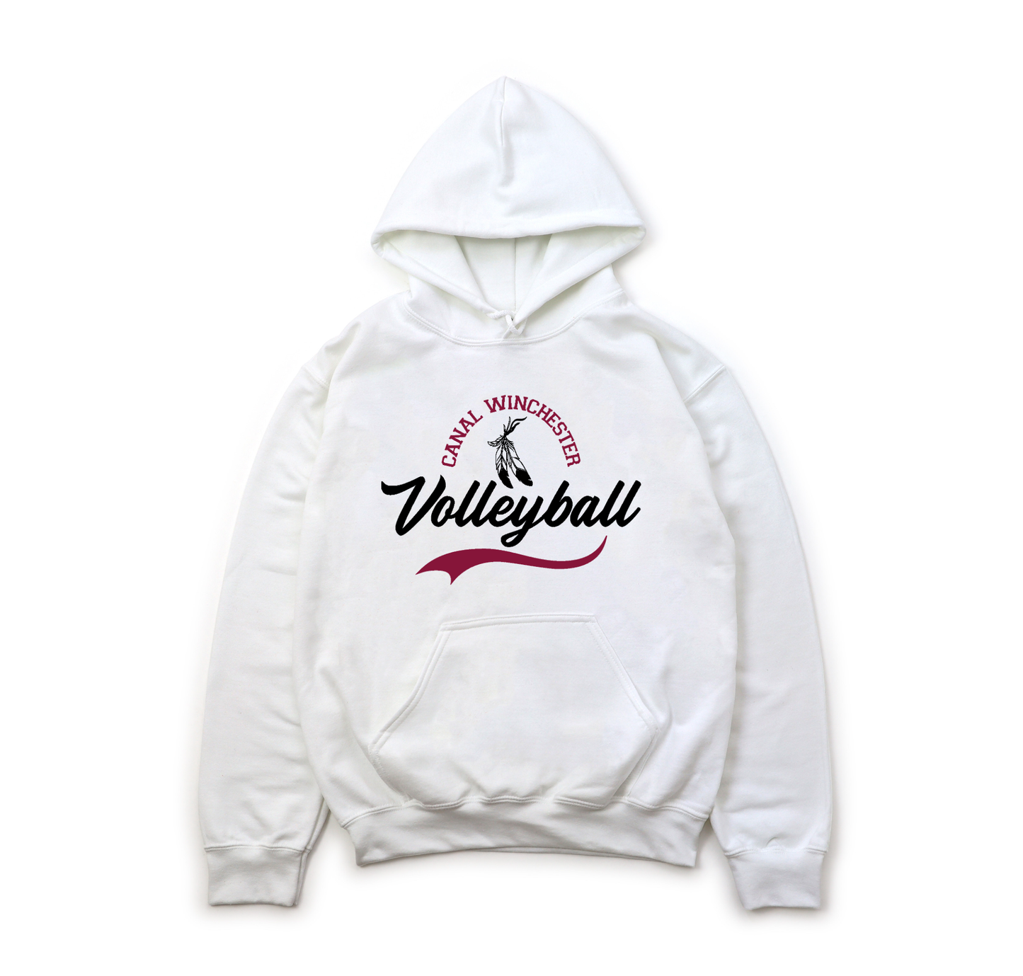 "Canal Winchester Volleyball" Script Unisex Heavy Blend Hoodie