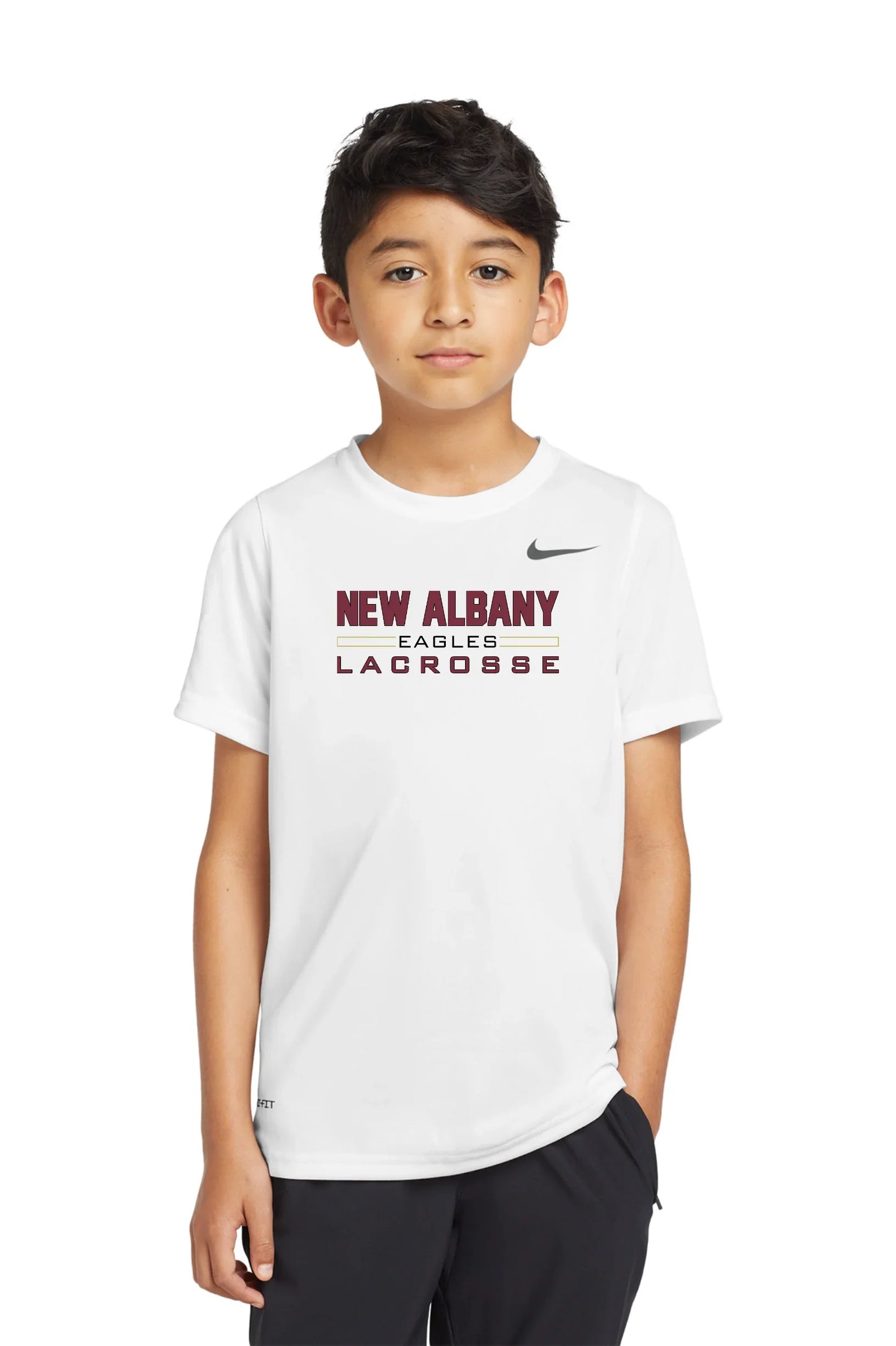 Nike "New Albany Eagles Lacrosse" YOUTH Legend Tee - Varsity92