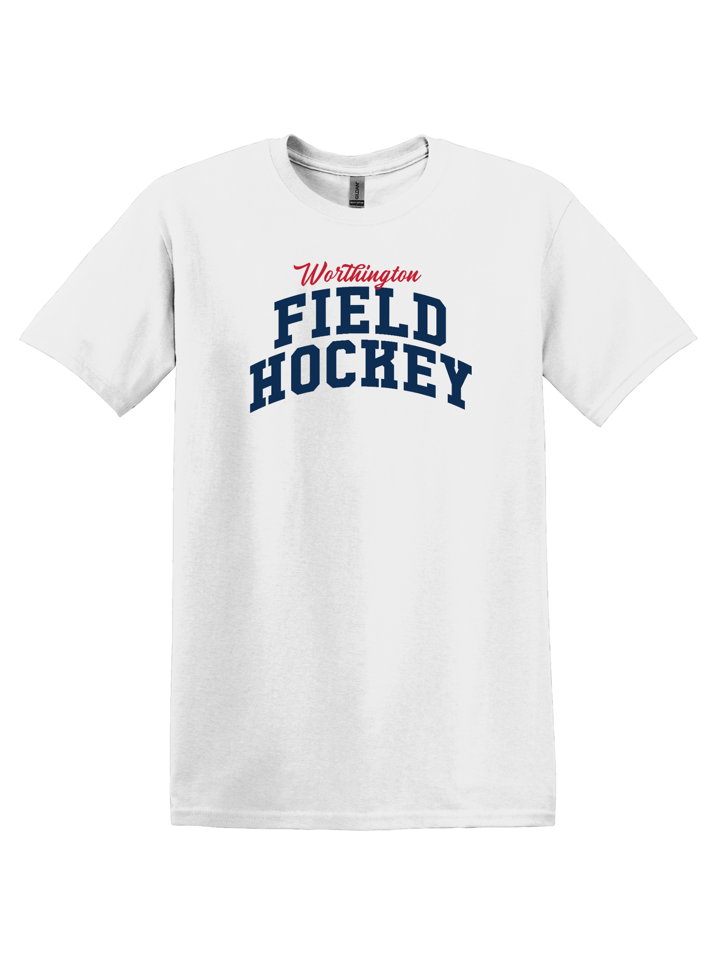 "WORTHINGTON FIELD HOCKEY" Unisex Softstyle Tee (YOUTH & ADULT SIZES)