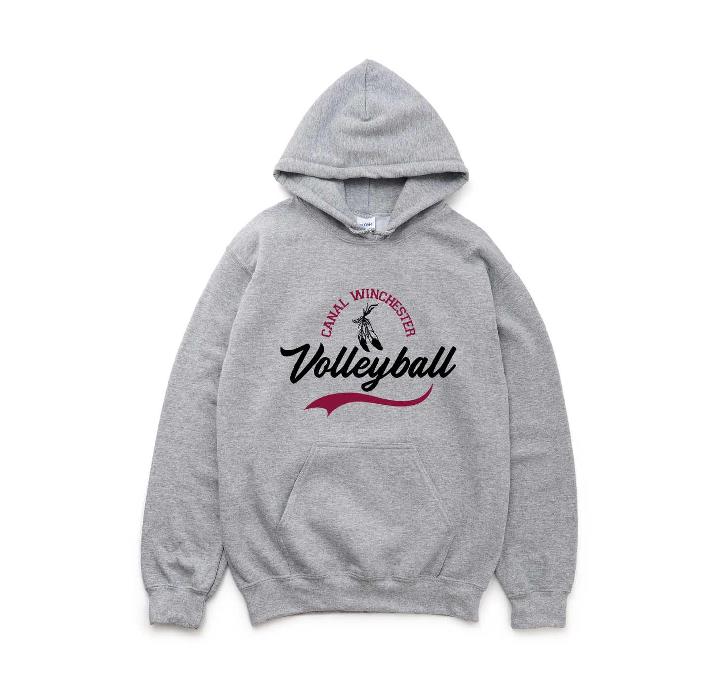 "Canal Winchester Volleyball" Script Unisex Heavy Blend Hoodie