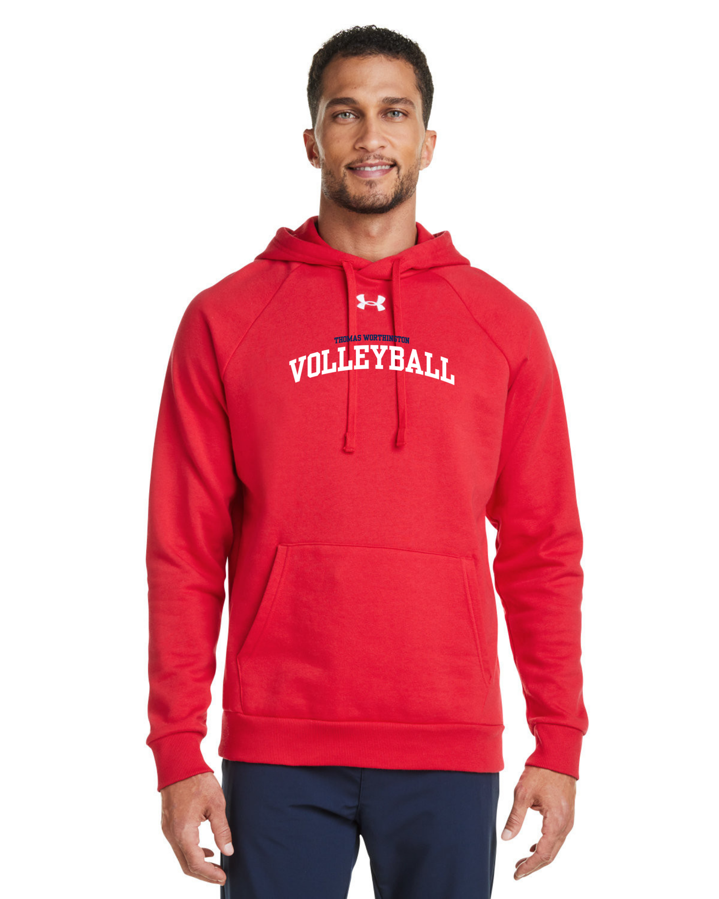 "Thomas Worthington Volleyball" Under Armour Men's Fleece Hoodie