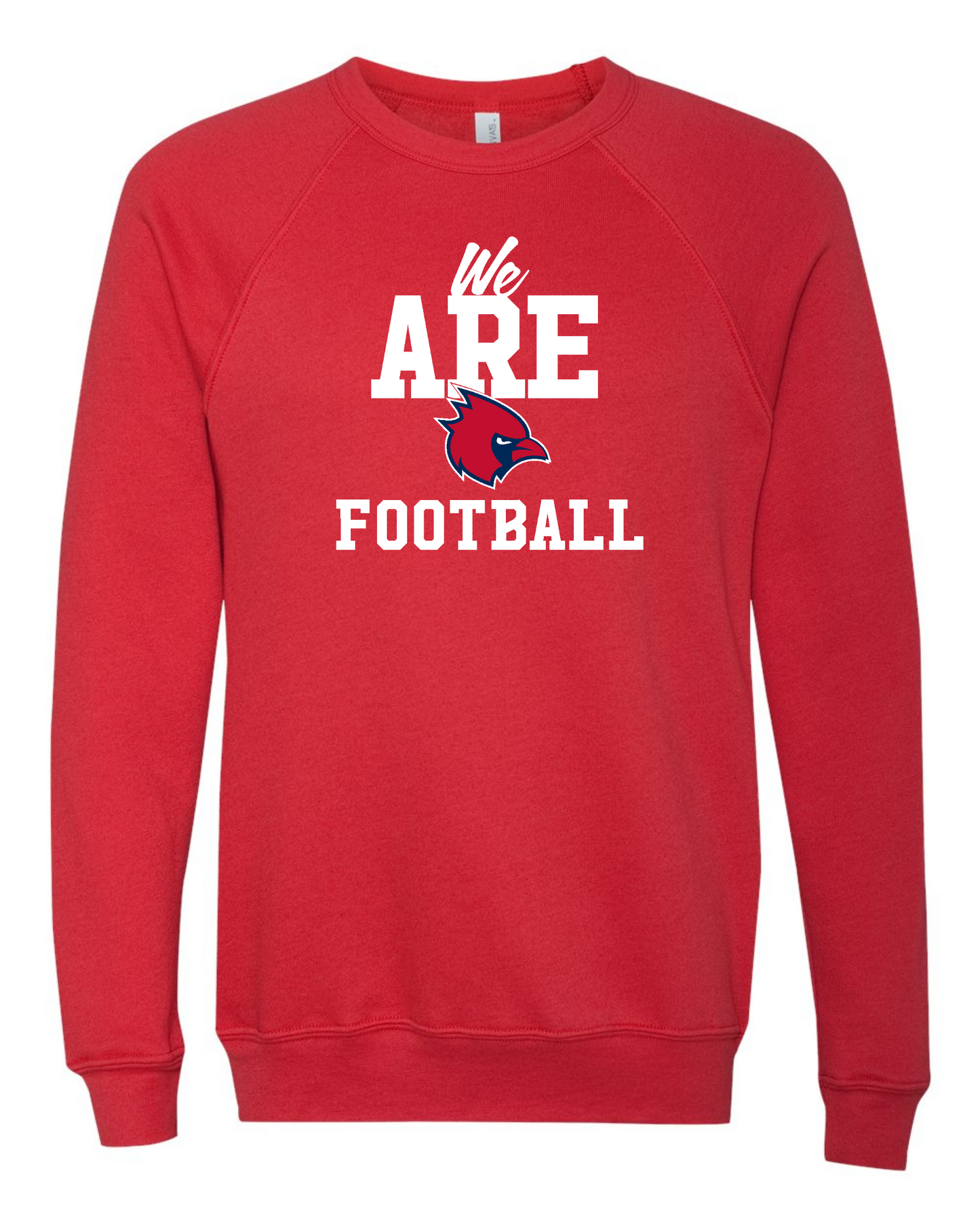 "We Are Cardinal Football" Thomas Worthington Unisex Super Soft Crew Sweatshirt