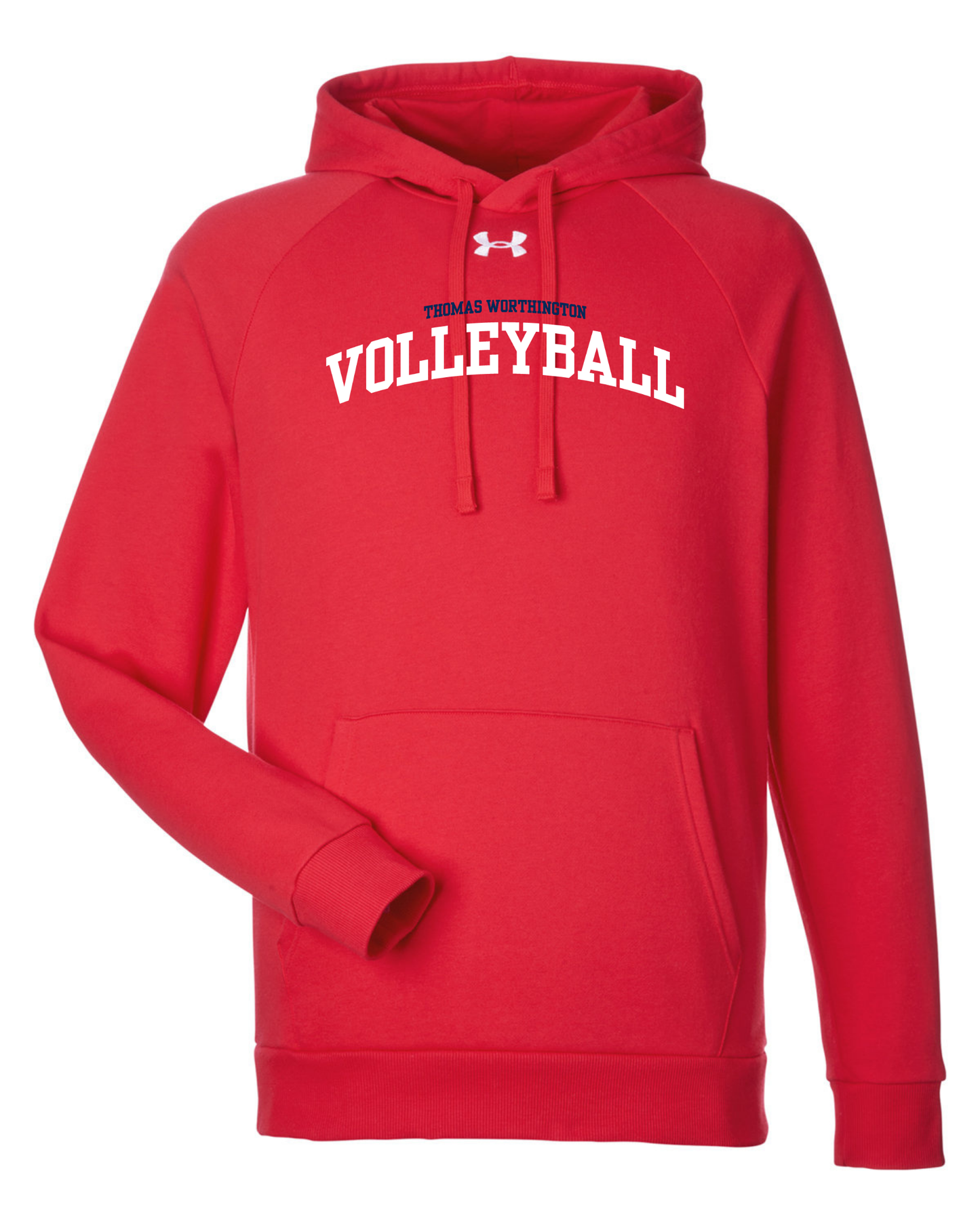 "Thomas Worthington Volleyball" Under Armour Men's Fleece Hoodie