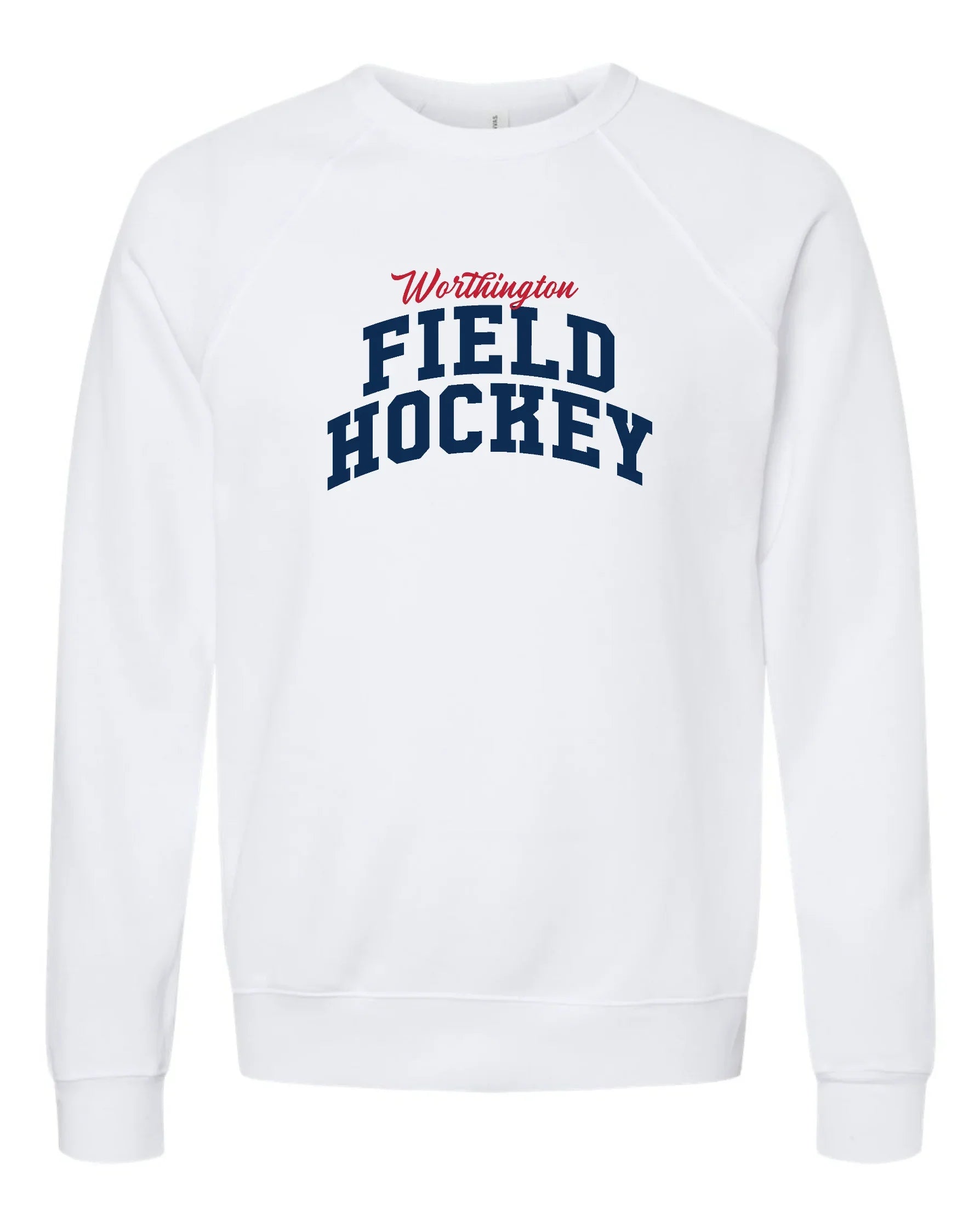 "WORTHINGTON FIELD HOCKEY" Unisex Super Soft Crew Sweatshirt - Varsity92