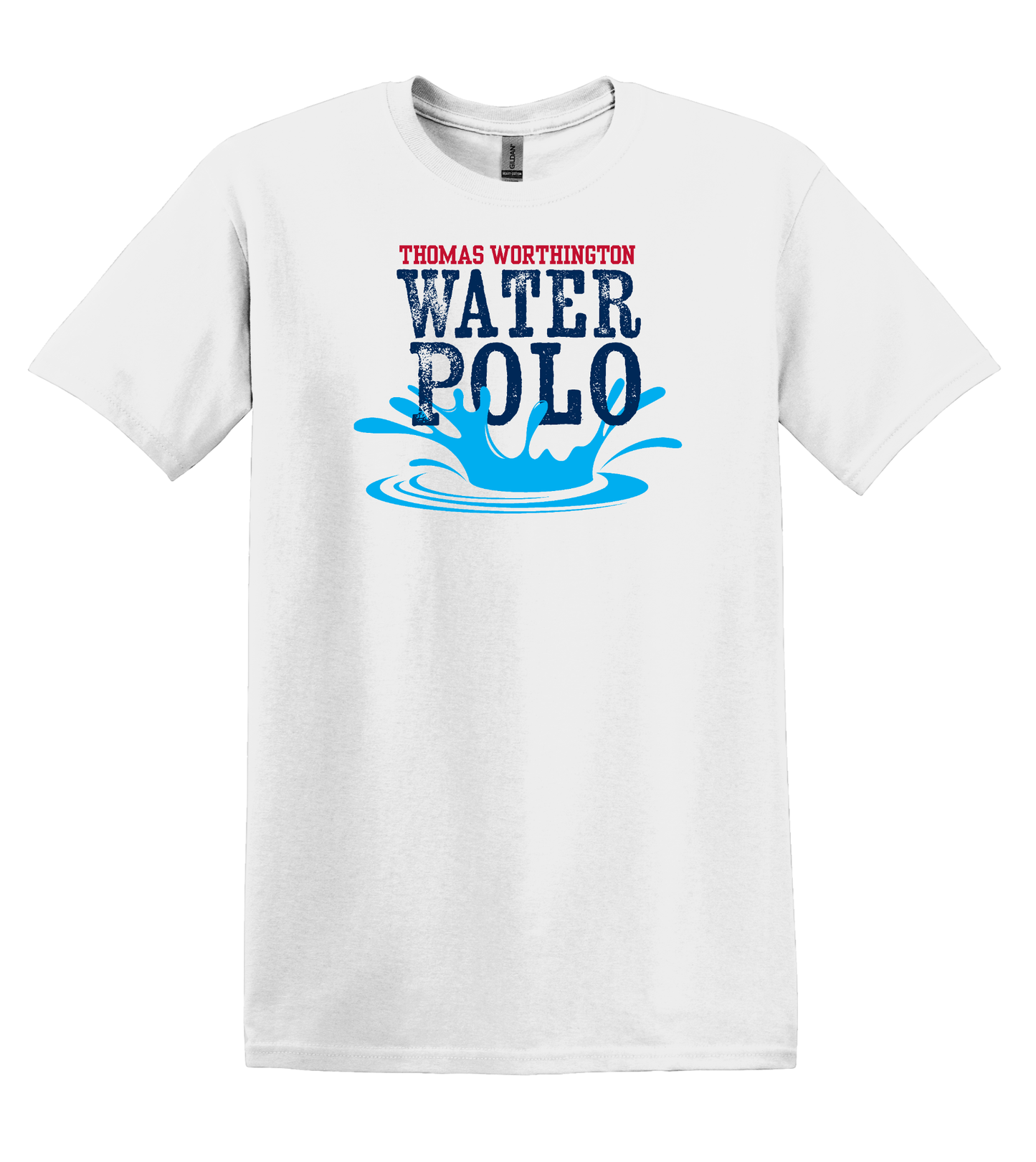 Thomas Worthington "Water Polo" Splash Unisex Softstyle Tee