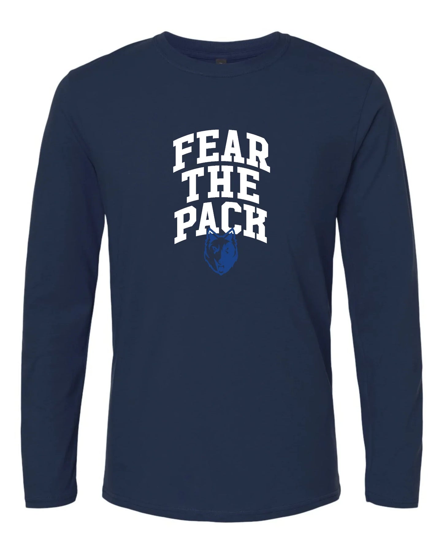 "Fear The Pack" Long-sleeve Unisex Softstyle Tee - Varsity92