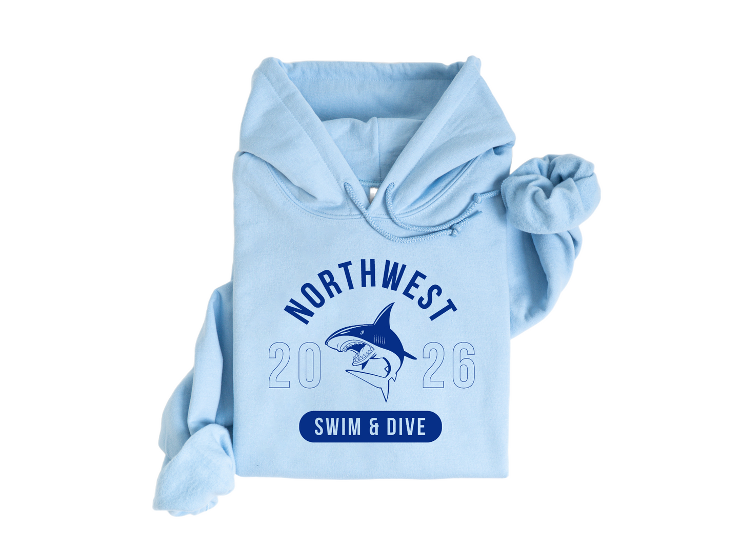 "Northwest Swim & Dive 2026" Personalized Unisex Heavy Blend Hoodie (YOUTH & ADULT SIZES)