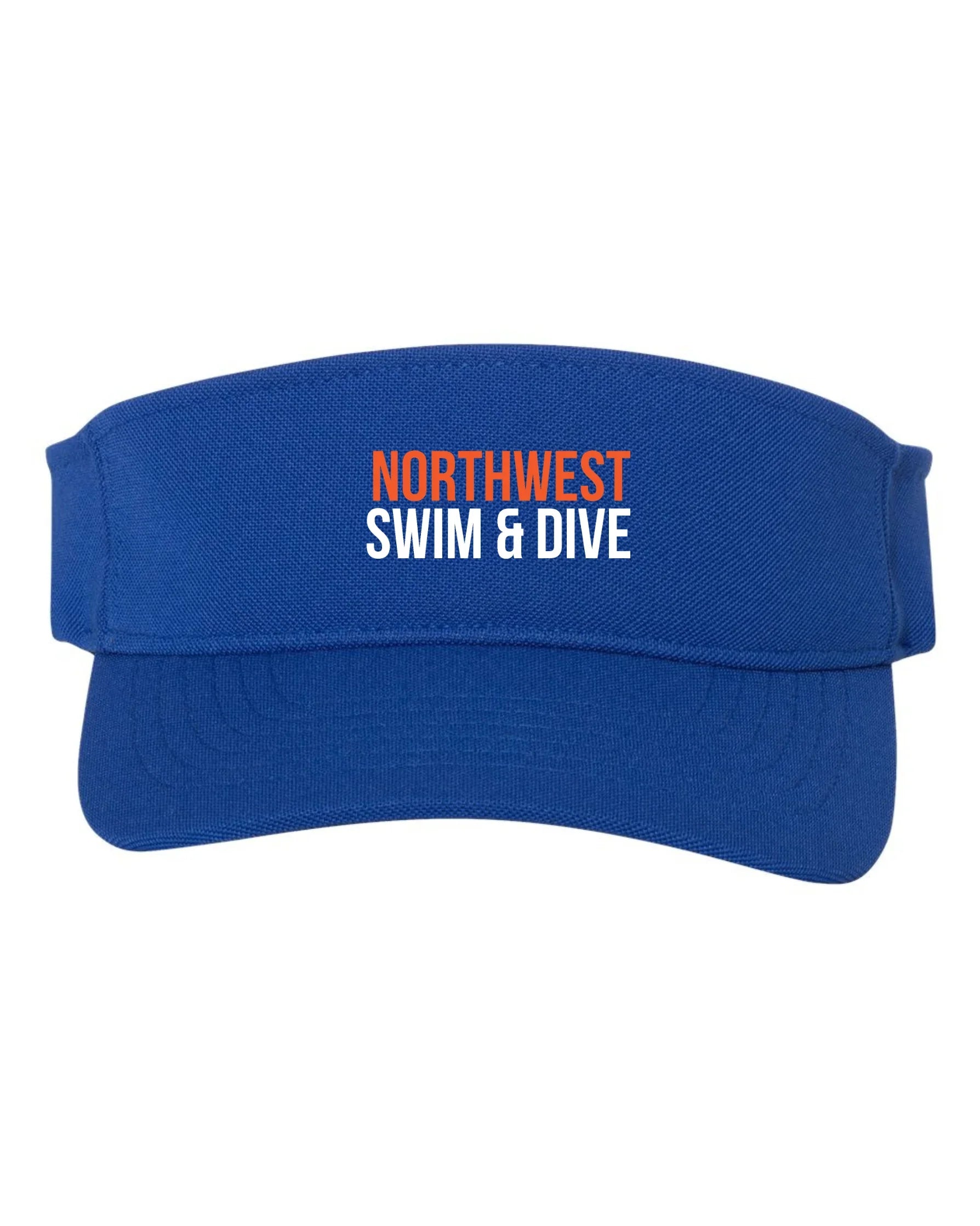 "Northwest Swim & Dive" Embroidered Visor - Varsity92