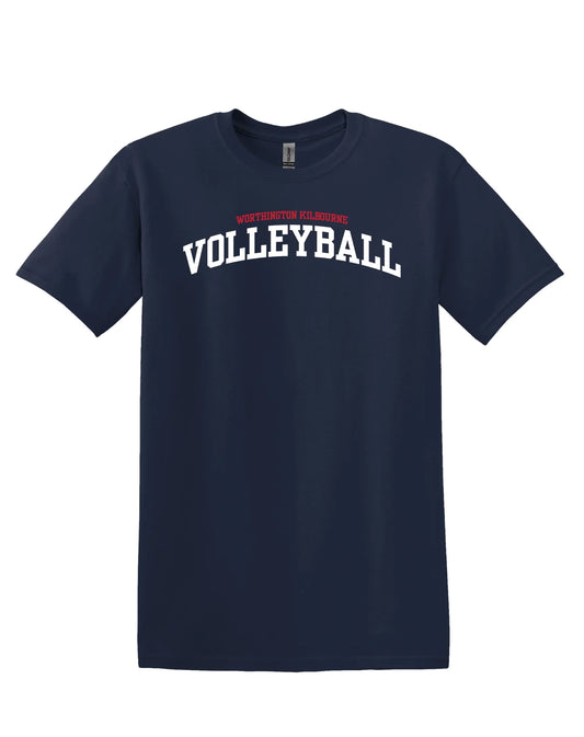 "Worthington Volleyball" Unisex Softstyle Tee - Varsity92