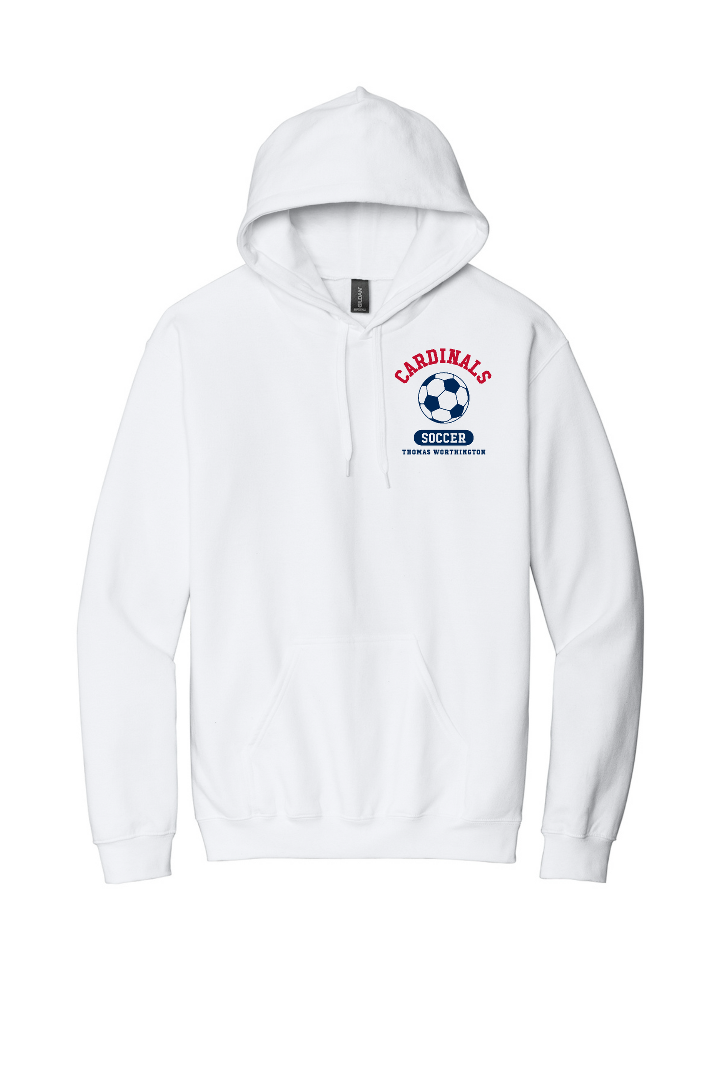 "Cards Soccer" Thomas Worthington Heavy Blend Unisex Hoodie Sweatshirt (Adult & Youth Sizes)