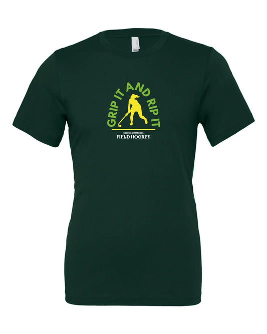 Dublin Field Hockey "Grip It and Rip It" Youth Super Soft Tee - Varsity92