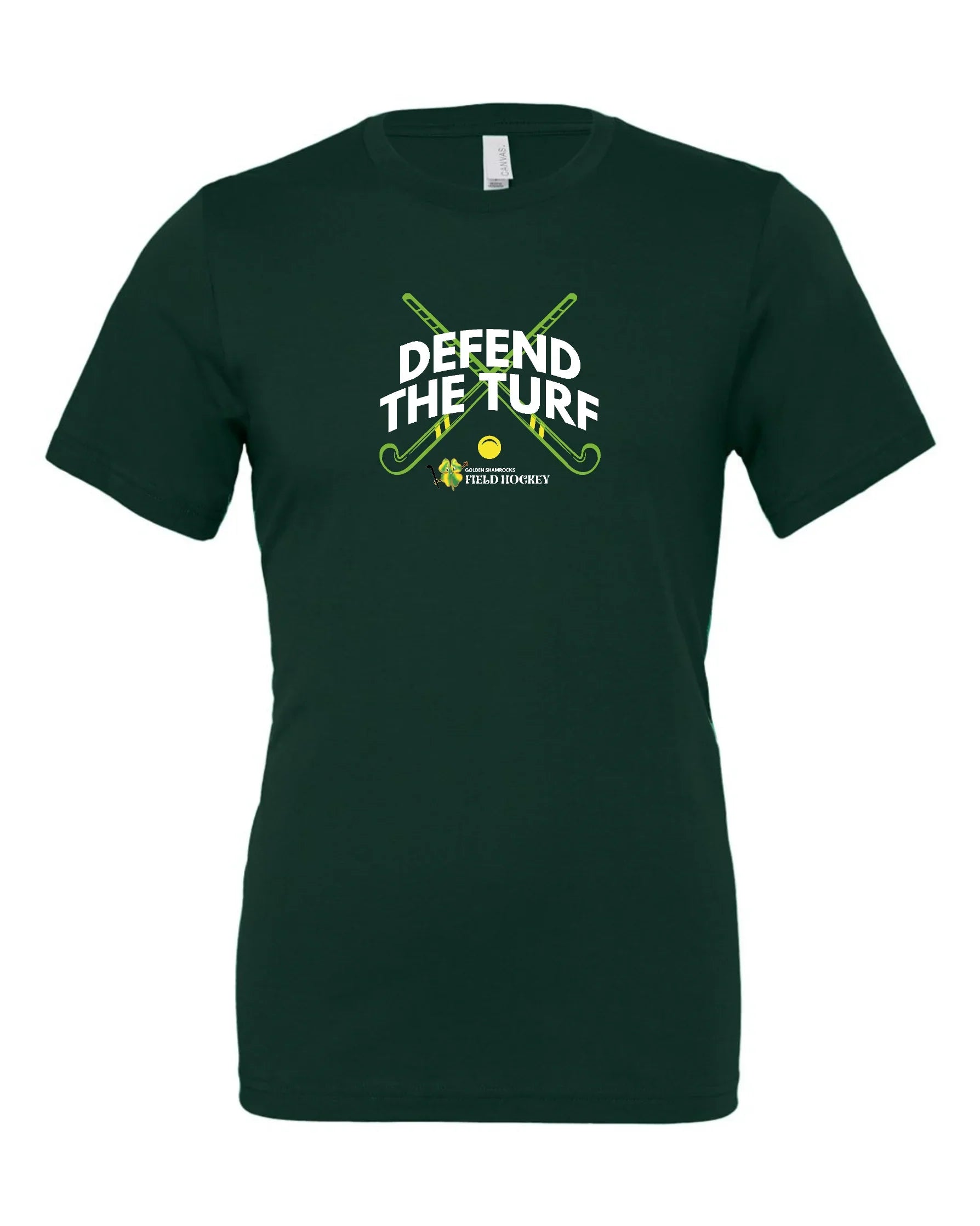 Dublin Field Hockey "Defend The Turf" Youth Super Soft Tee - Varsity92