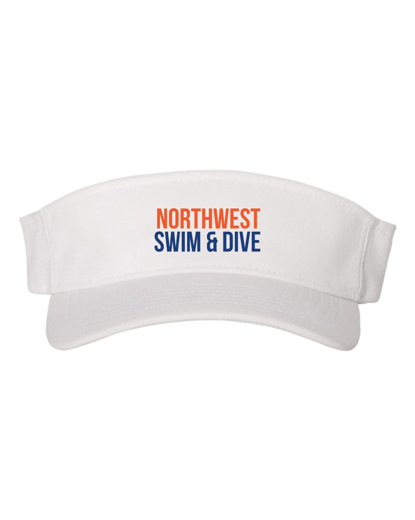 "Northwest Swim & Dive" Embroidered Visor - Varsity92