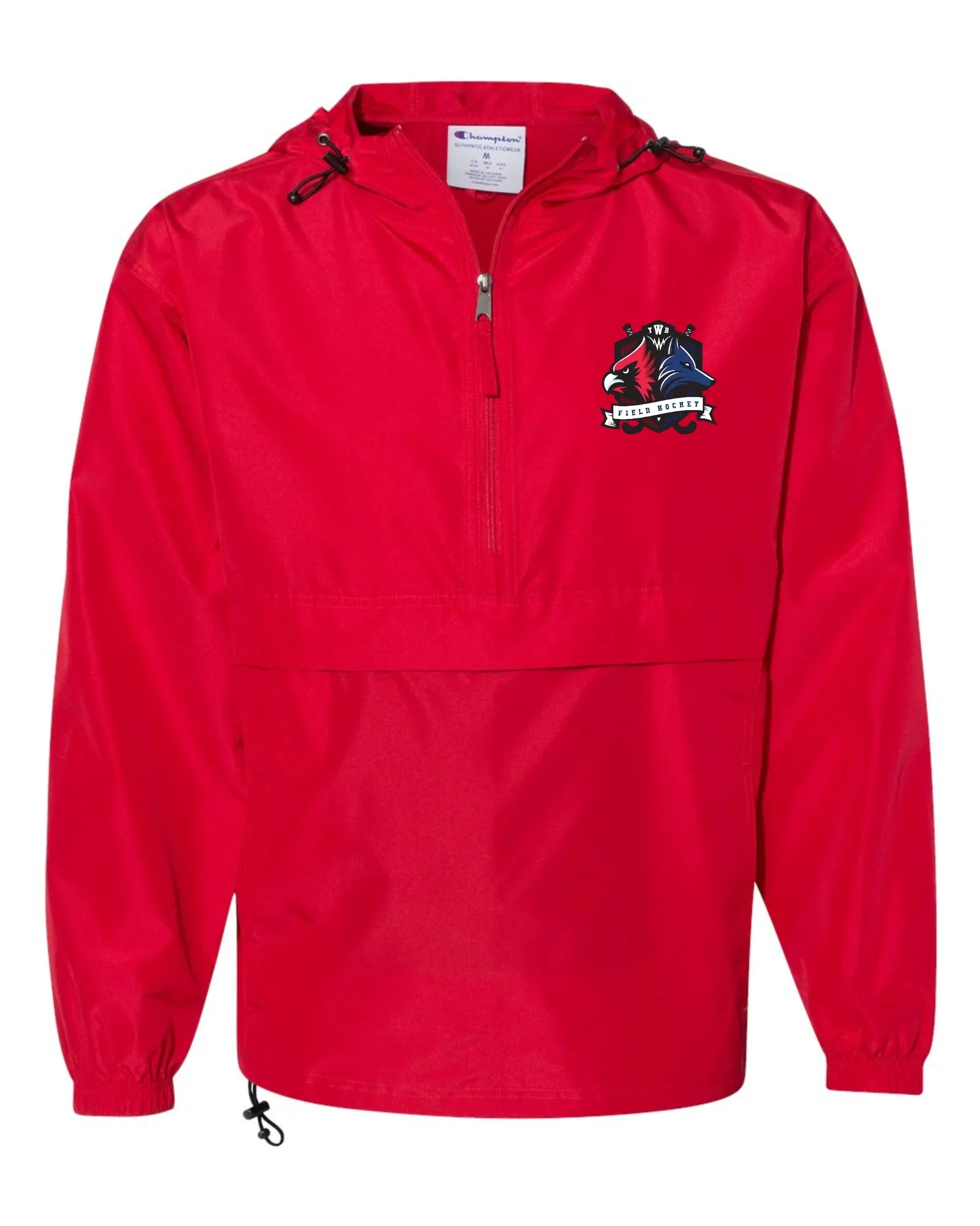 "WYB FIELD HOCKEY" Embroidered Champion Unisex Packable Jacket - Varsity92
