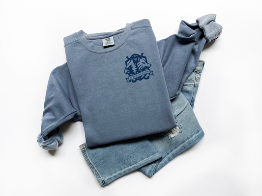 "WYB FIELD HOCKEY" Comfort Colors Vintage Sweatshirt - Varsity92