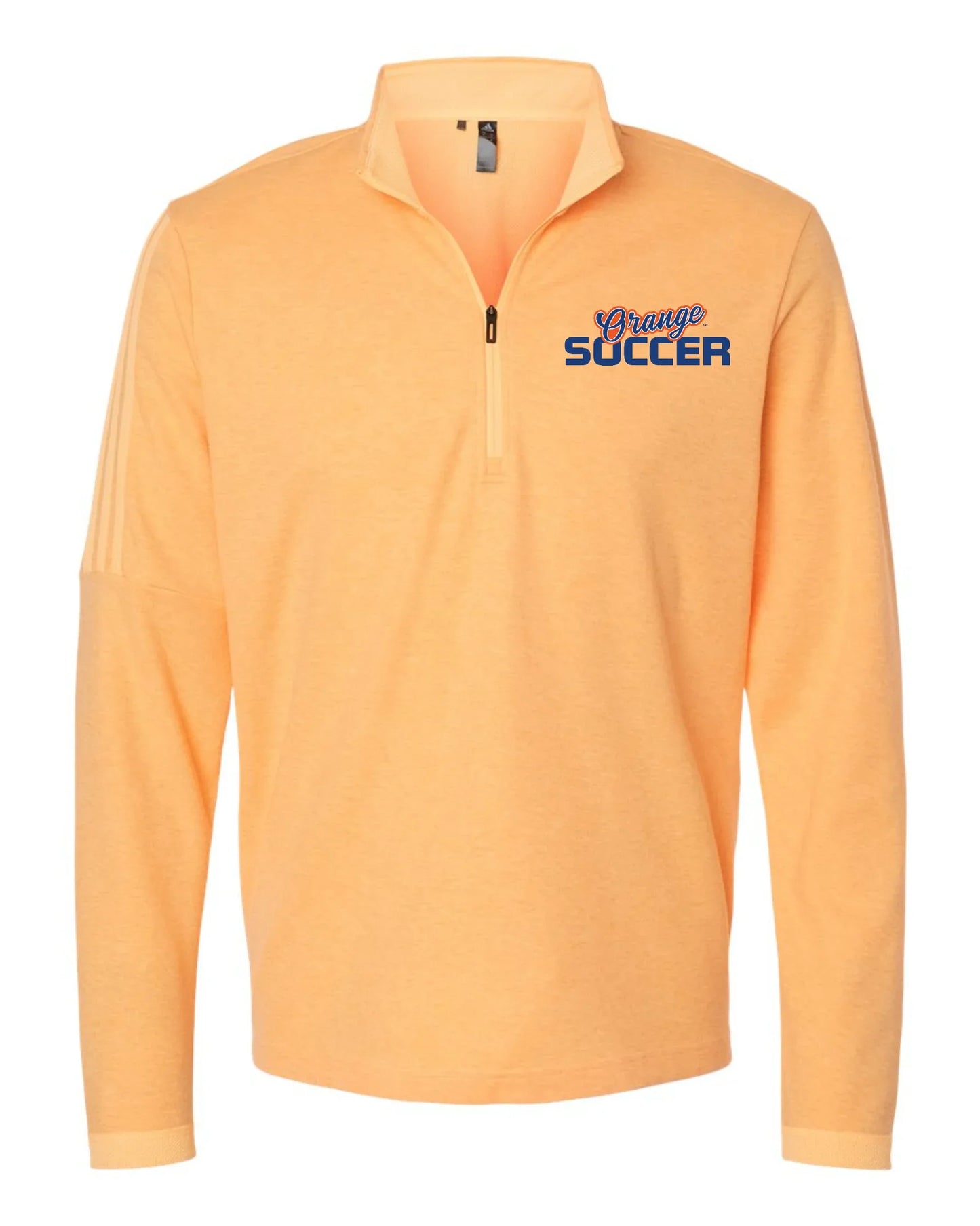 Olentangy "Orange Soccer" Men's Adidas 3-Stripe Quarter Zip Sweater