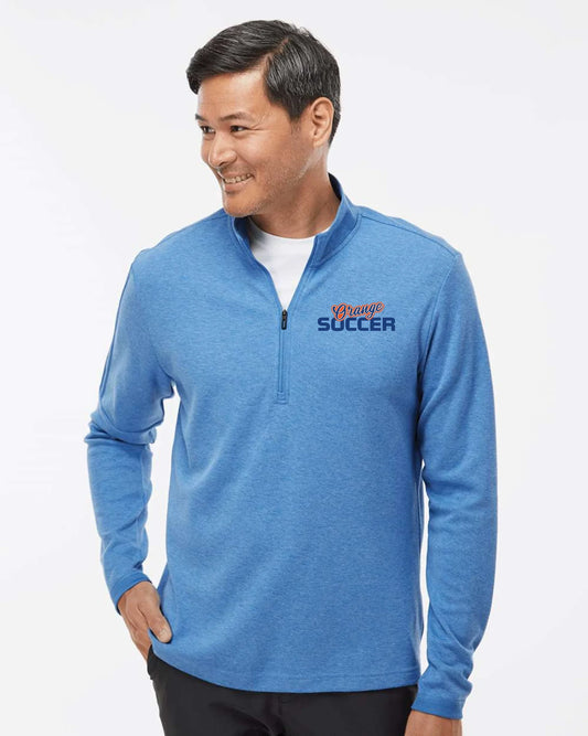 Olentangy "Orange Soccer" Men's Adidas 3-Stripe Quarter Zip Sweater - Varsity92