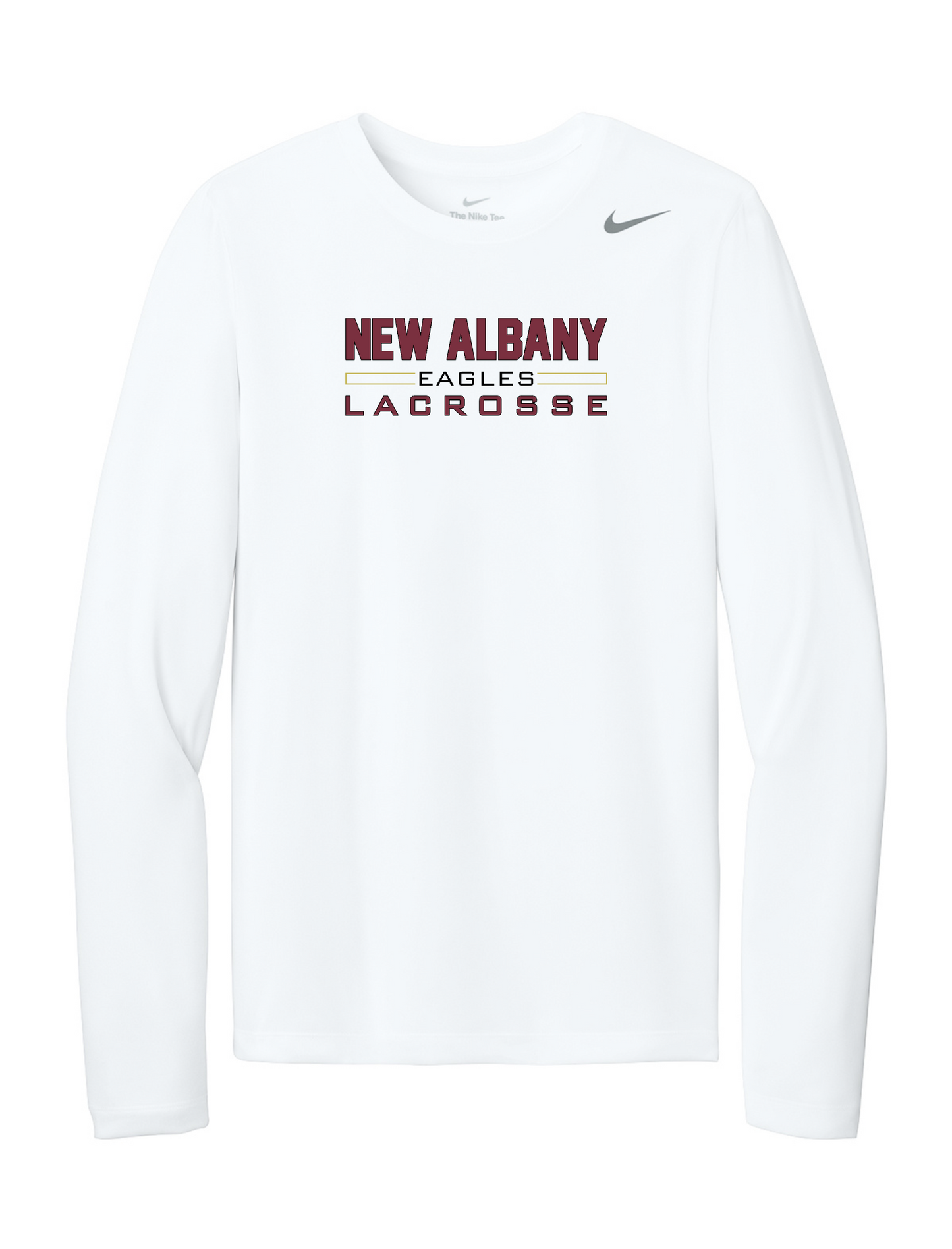 Nike "New Albany Eagles Lacrosse" Men's rLegend Long Sleeve Tee