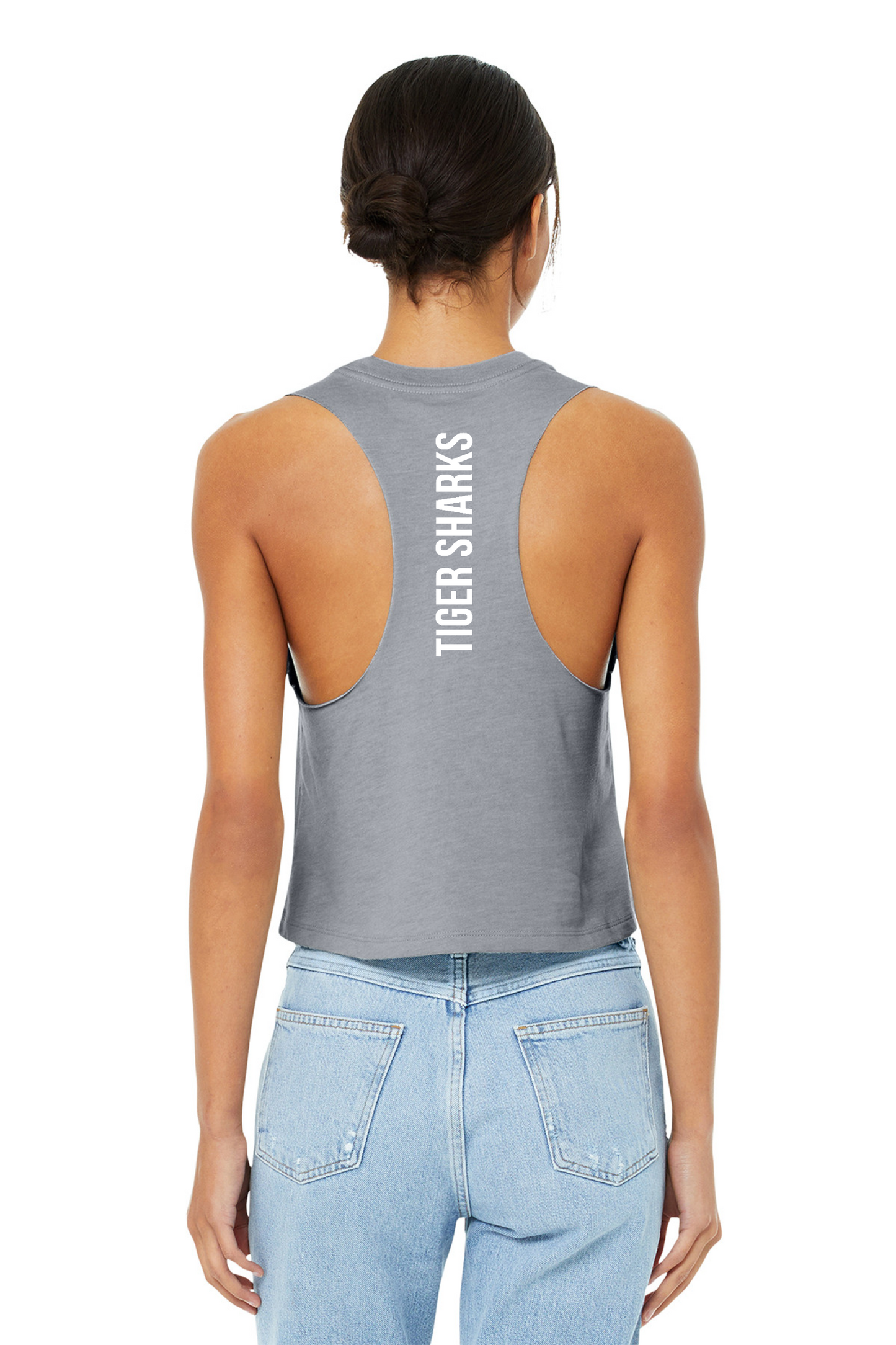 Northwest Swim "TIGERSHARKS" Women's Racerback Crop Tank