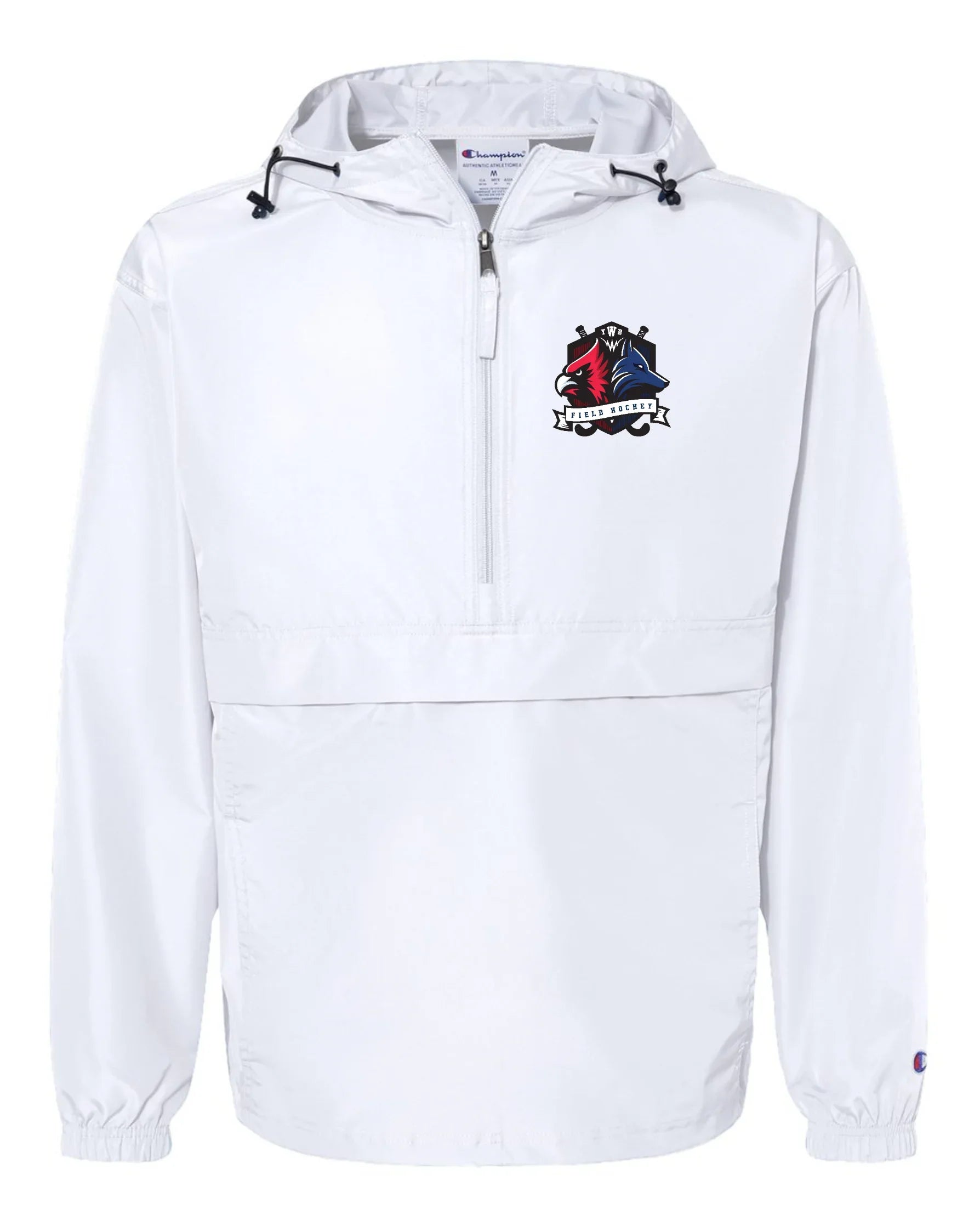 "WYB FIELD HOCKEY" Embroidered Champion Unisex Packable Jacket - Varsity92