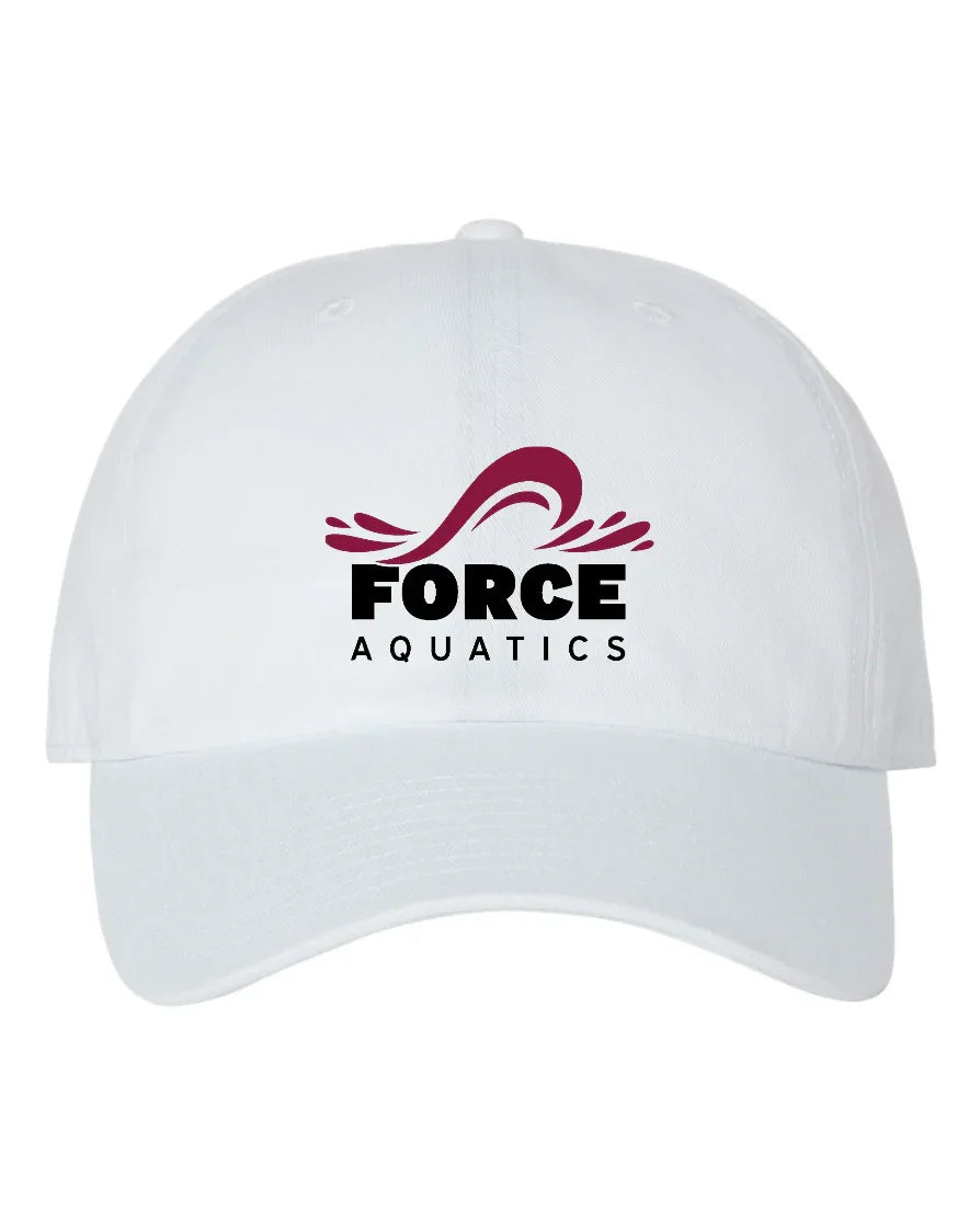 "Force Aquatics" Embroidered Relaxed Dad Hat - Varsity92