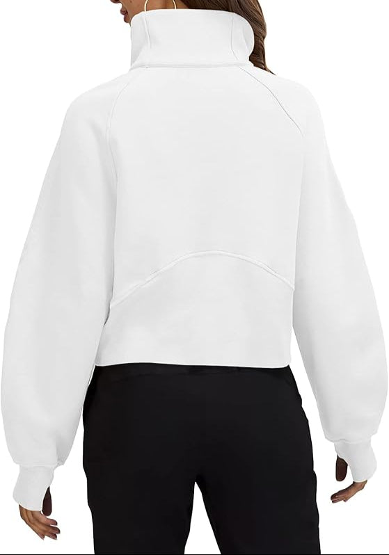 "Force Aquatics" Half Zip Women's Sweatshirt