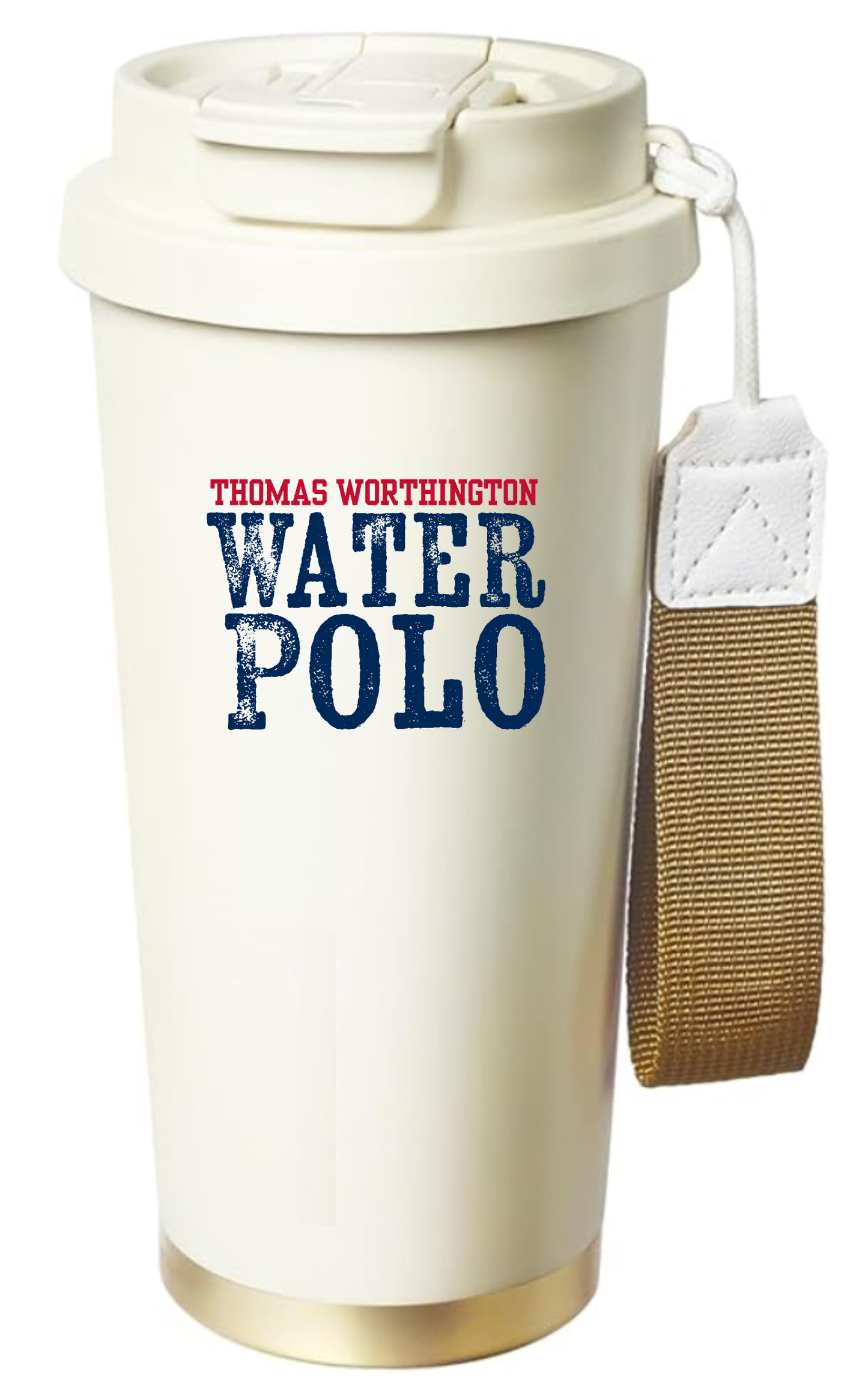 "Thomas Worthington Water Polo" 16oz Stainless Steel Tumbler