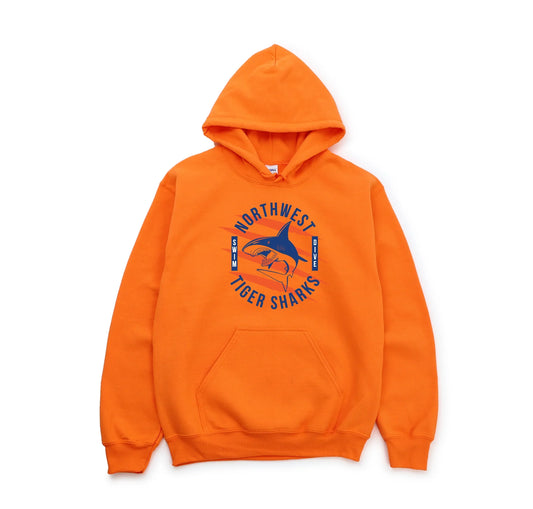 Northwest Swim "2025 TIGERSHARKS" Youth Unisex Heavy Blend Hoodie - Varsity92