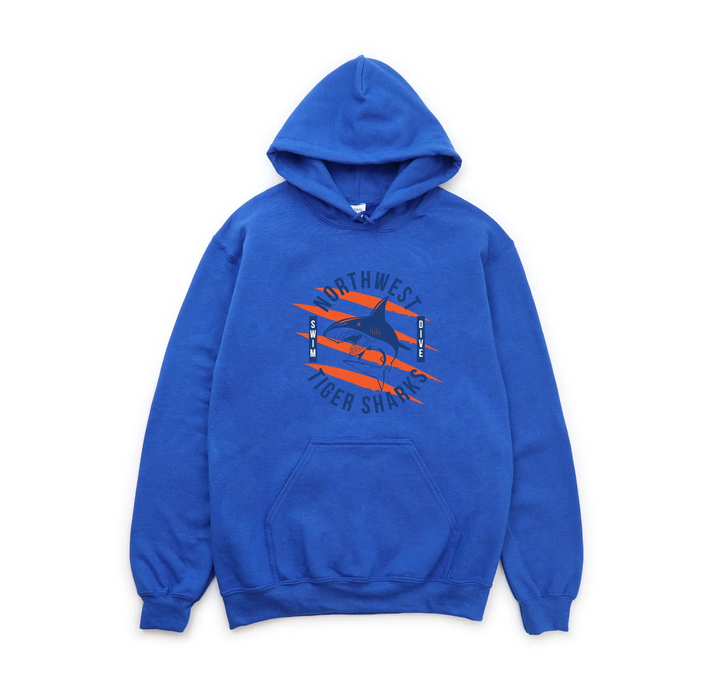 Northwest Swim "2025 TIGERSHARKS" Youth Unisex Heavy Blend Hoodie - Varsity92