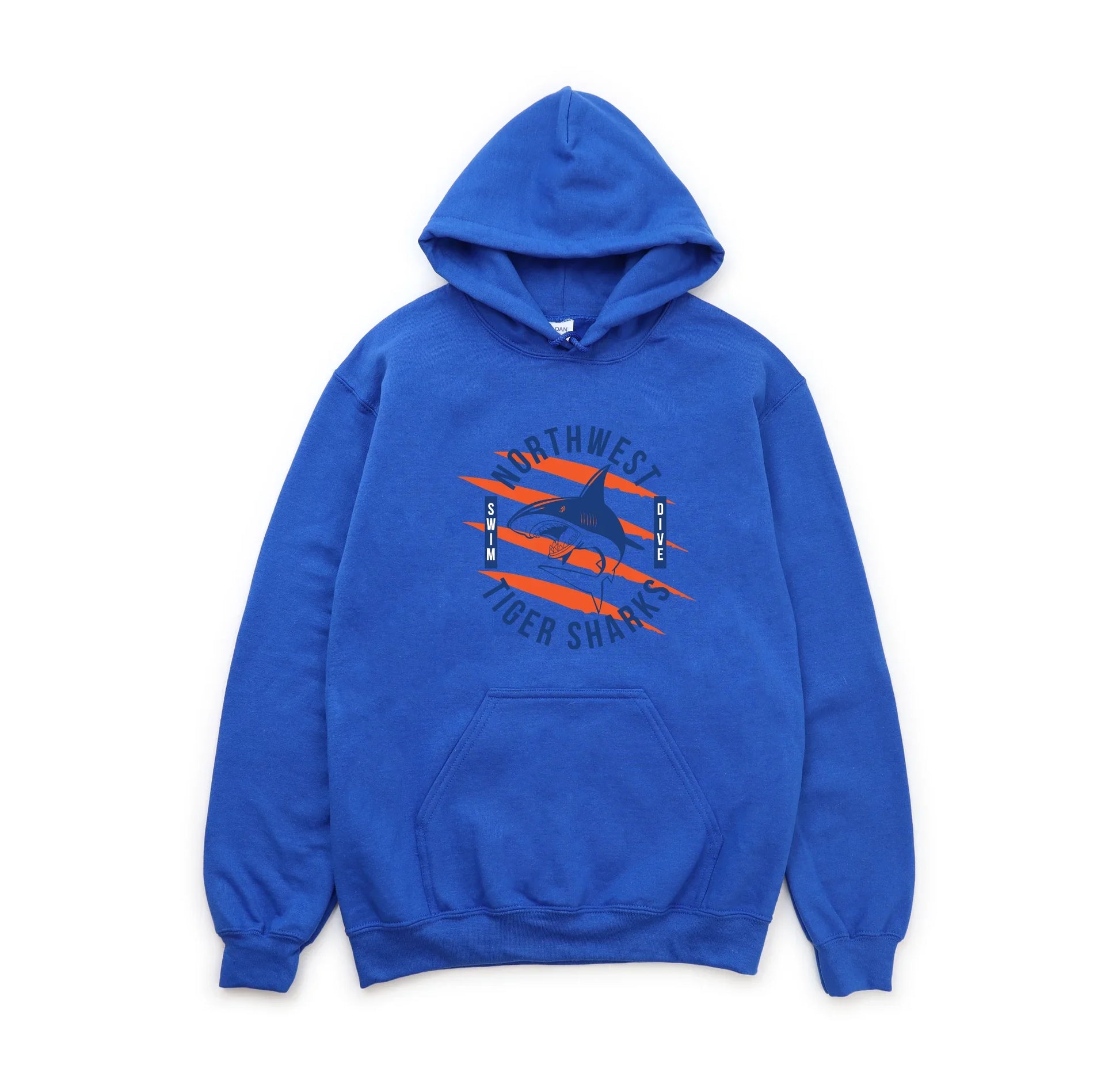 Northwest Swim "2025 TIGERSHARKS" Youth Unisex Heavy Blend Hoodie - Varsity92