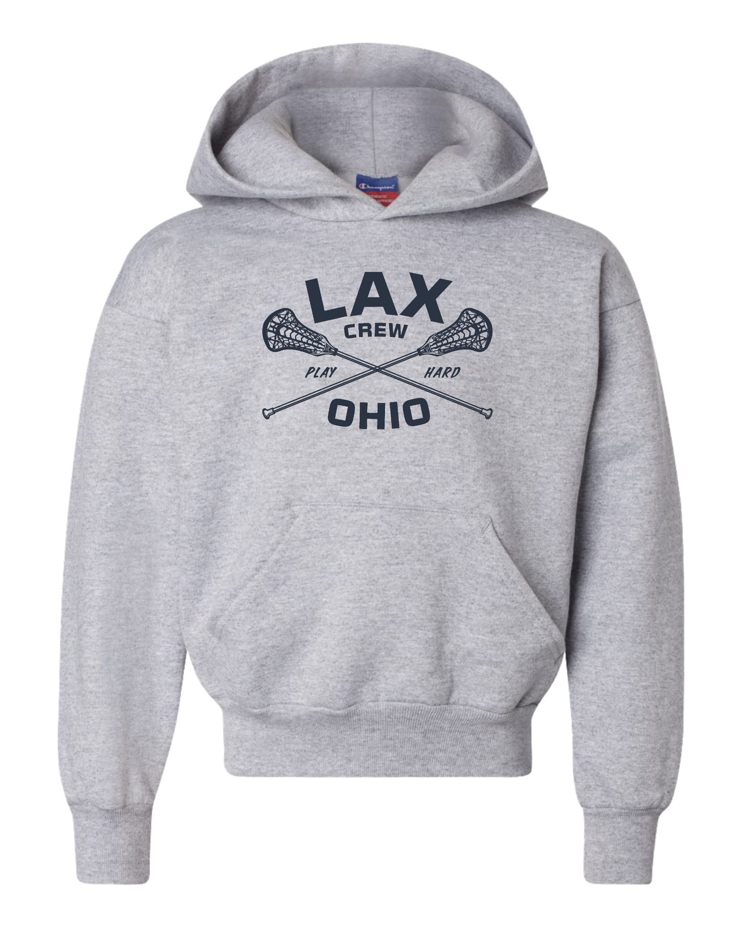 "LAX Crew Ohio" Champion® Youth Hoodie