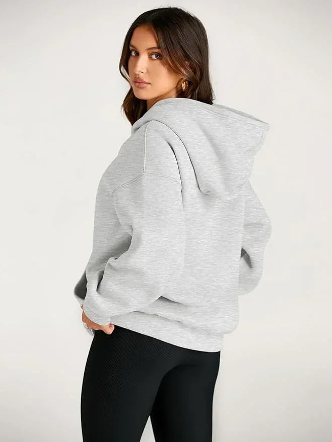 "New Albany Eagles Lacrosse" Women's Oversized Hoodie - Varsity92