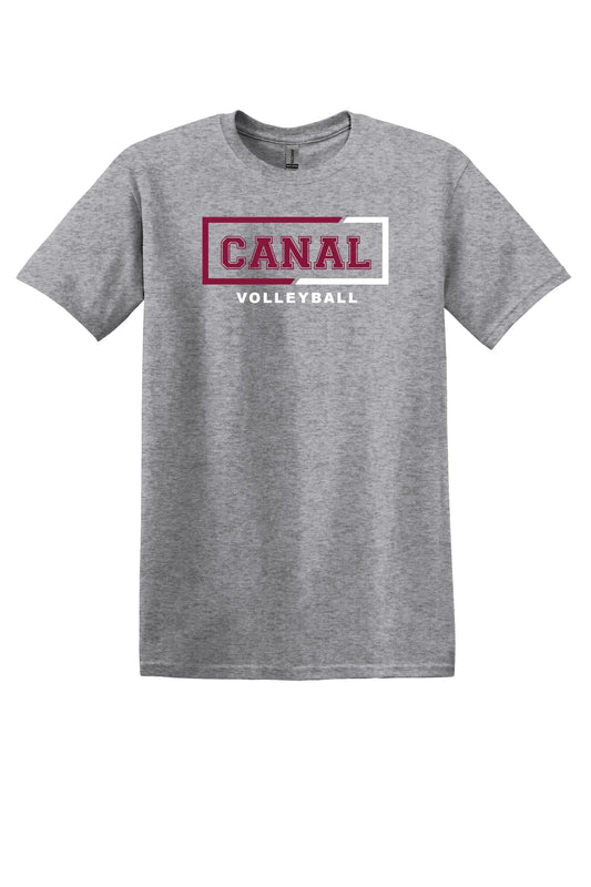 "Canal Volleyball" Youth Unisex Softstyle Tee - Varsity92