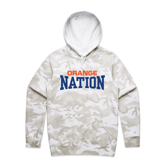 "Orange Nation" Camo Unisex Hoodie - Varsity92