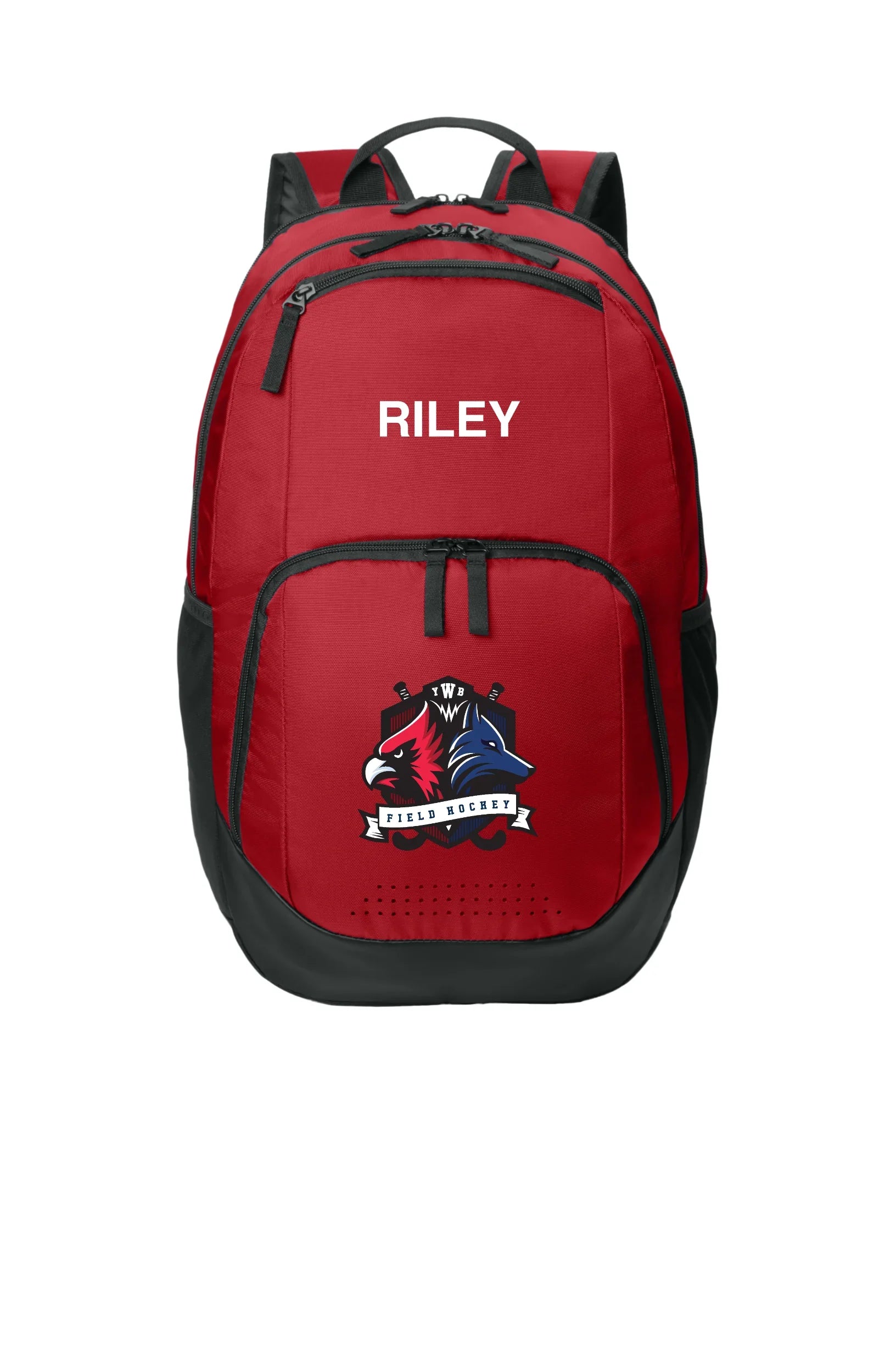 "WYB FIELD HOCKEY” Embroidered Personalized Backpack - Varsity92