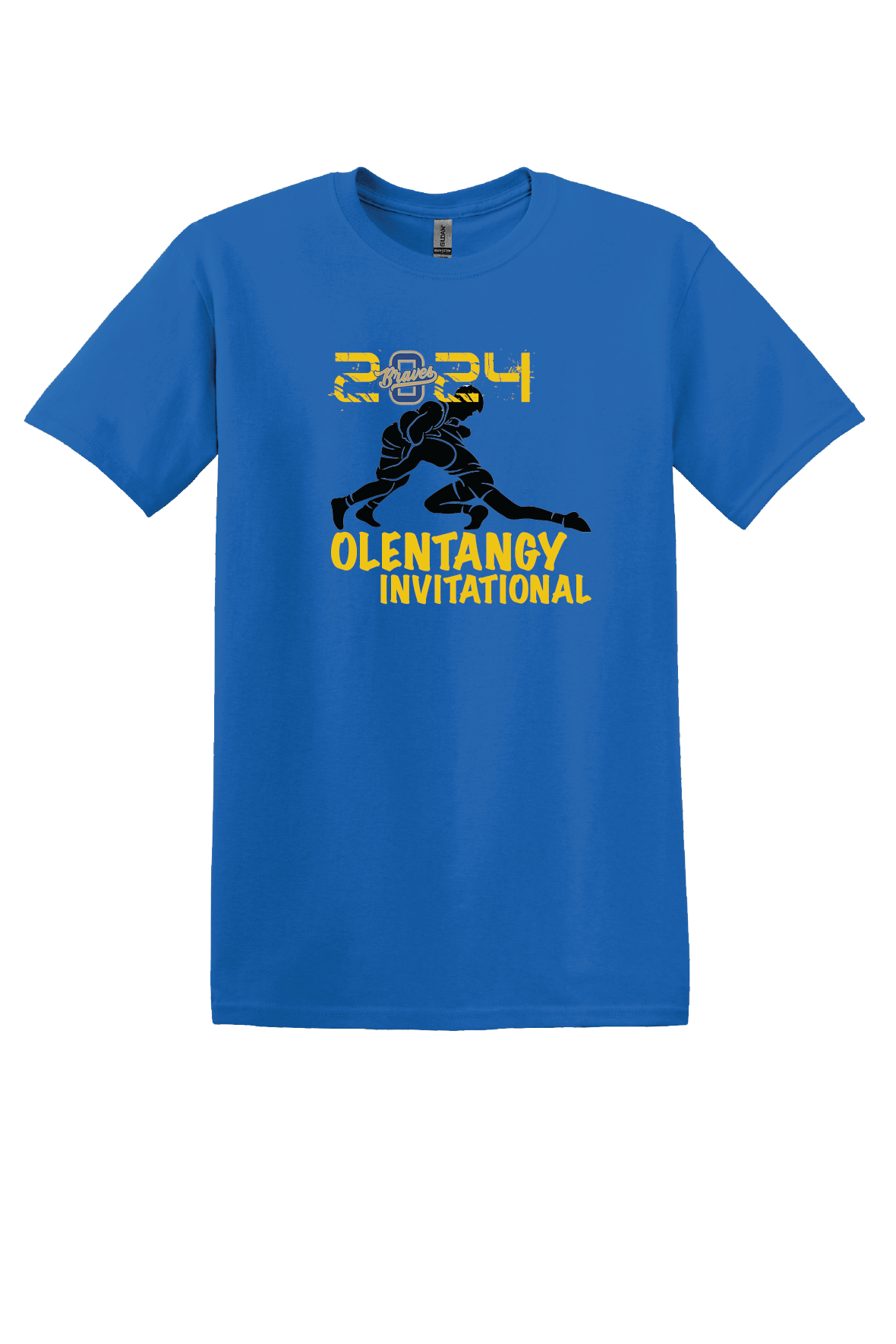 "Olentangy Braves" Wrestling Invitational Gildan Softstyle Tee