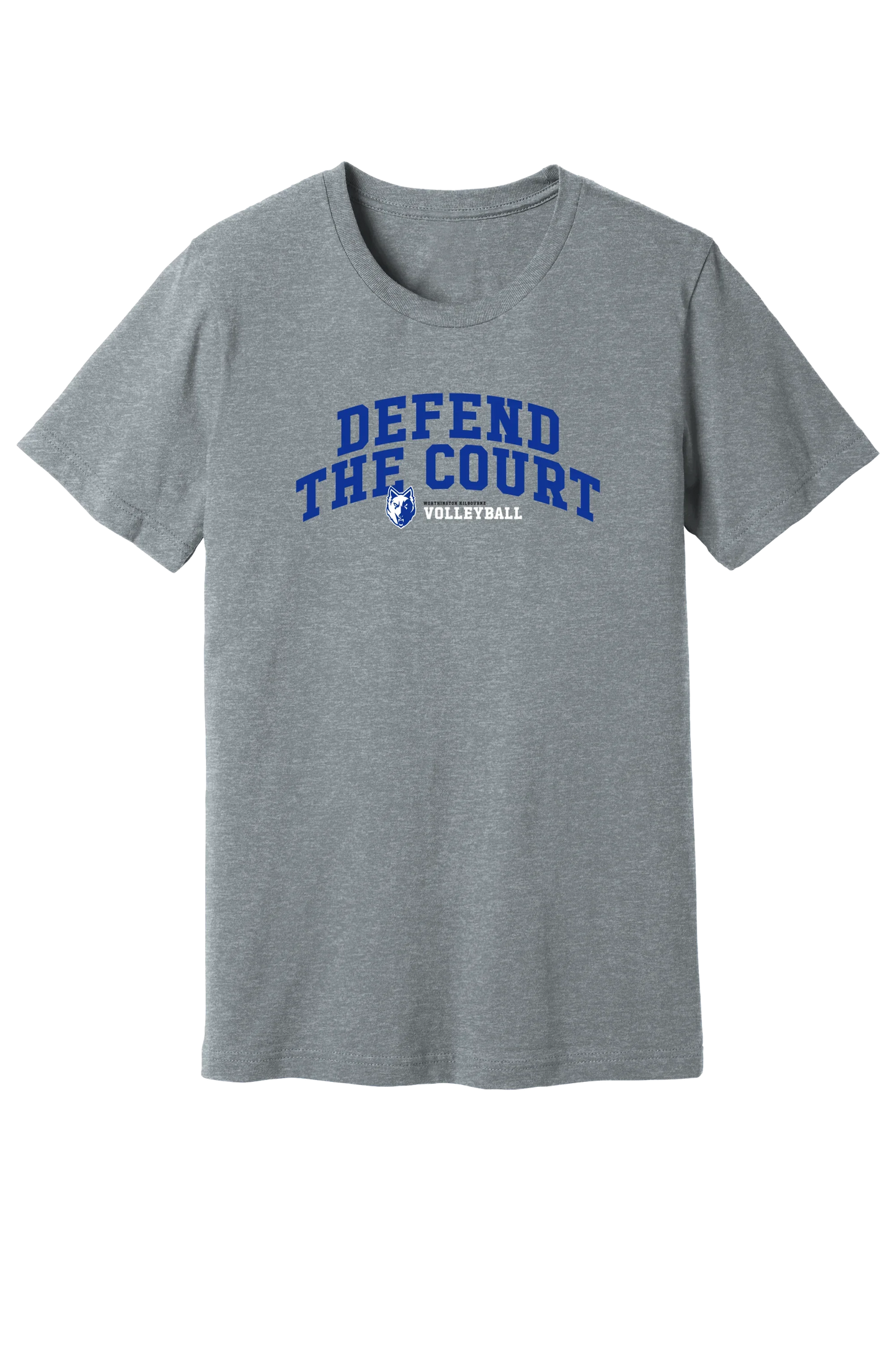 Men's Worthington Kilbourne "Defend The Court" Gildan Softstyle Tee - Varsity92