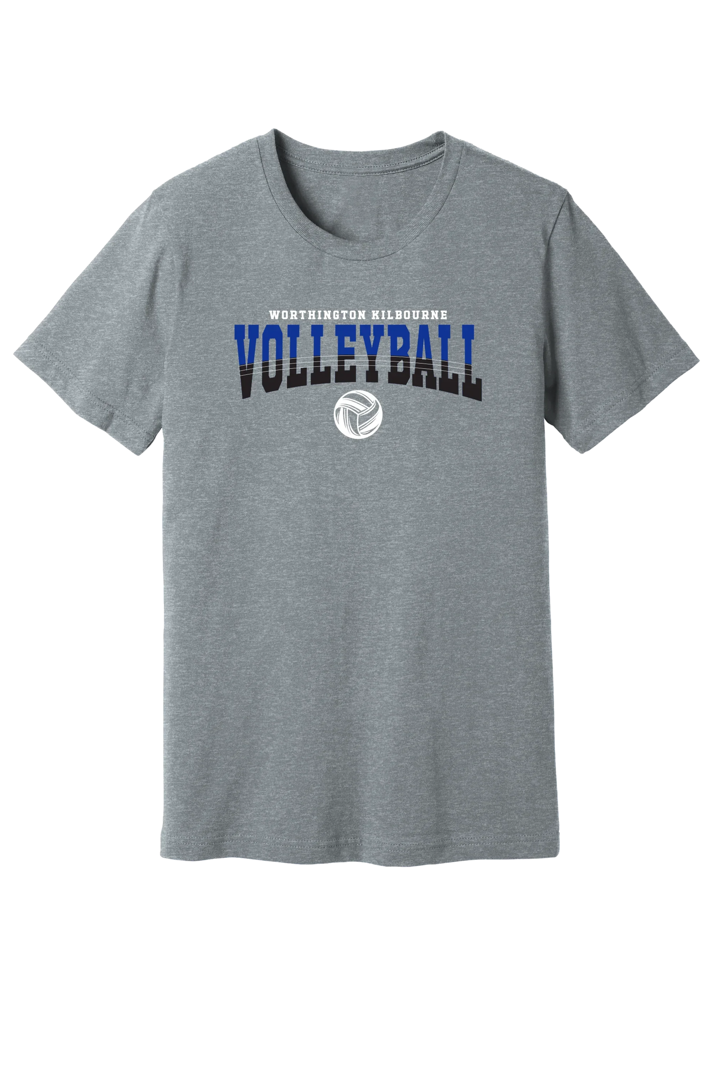 Men's "Worthington Kilbourne Volleyball" Gildan Softstyle Tee - Varsity92